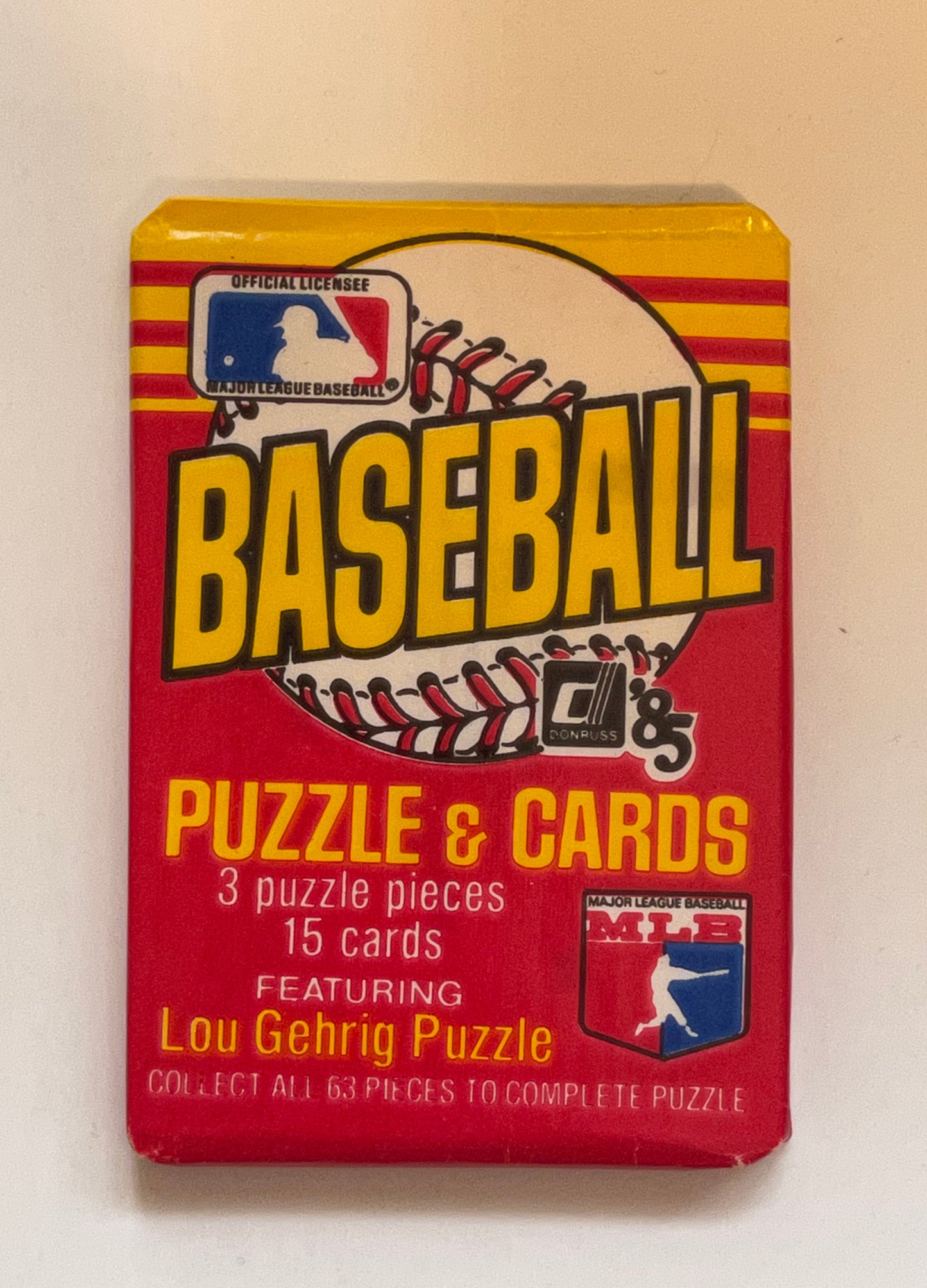 1985 Donruss baseball cards sealed pack