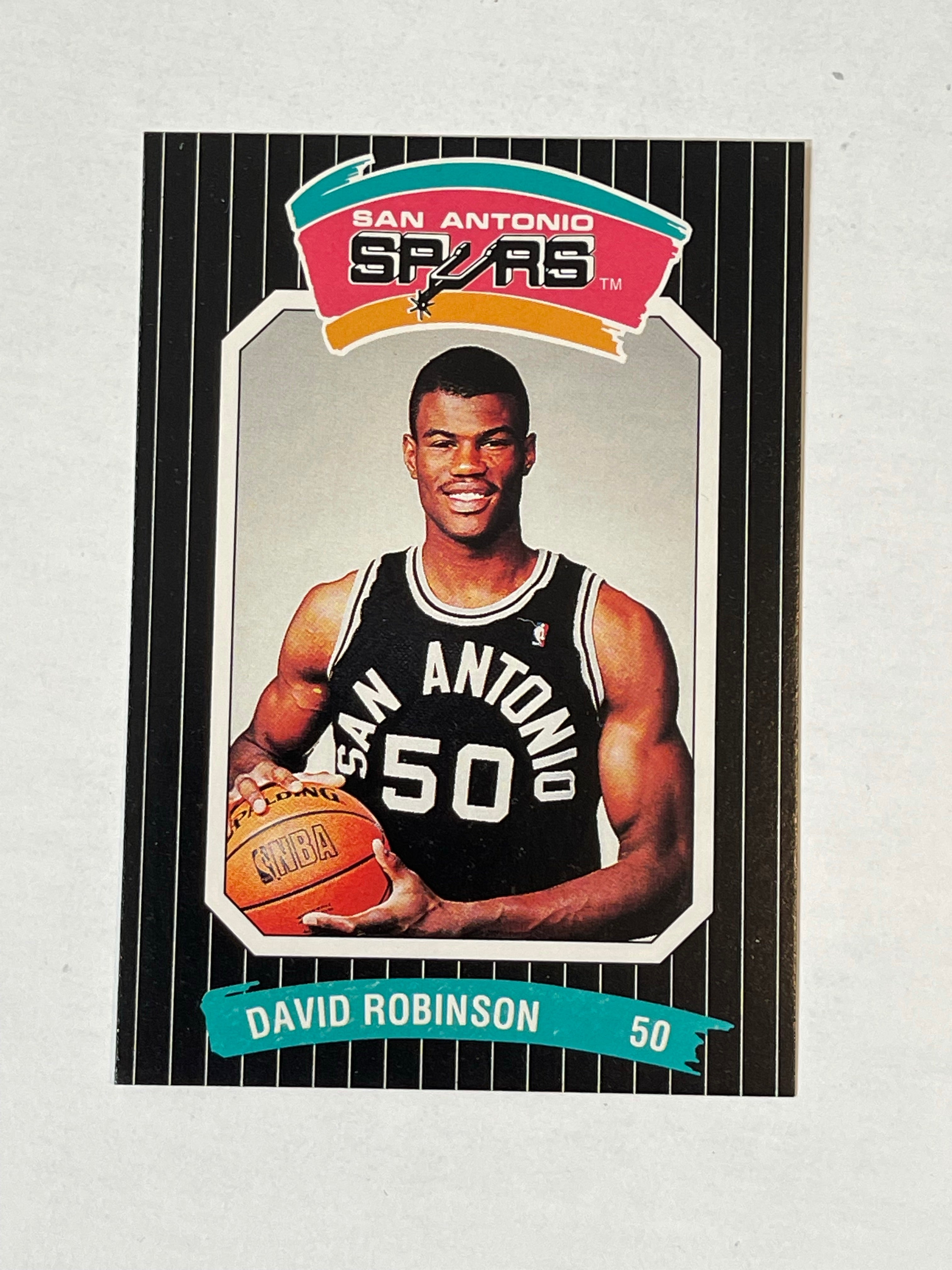 David Robinson rare police issued NBA rookie card 1989