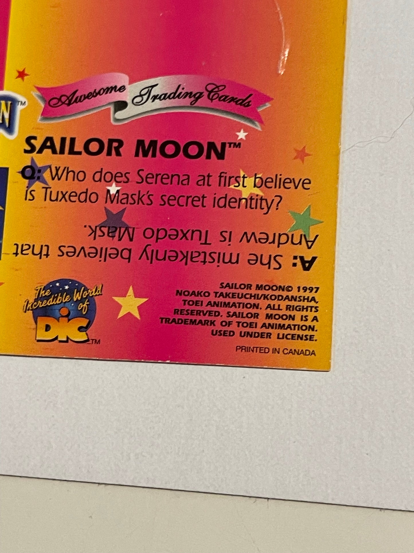 Sailor Moon rare send away pop up cards set 1997