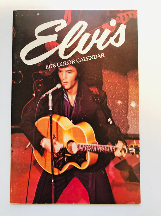 1978 Elvis original complete calendar