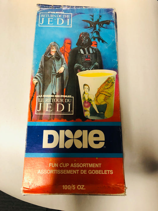 Star Wars Roj Dixie cups full box 1983