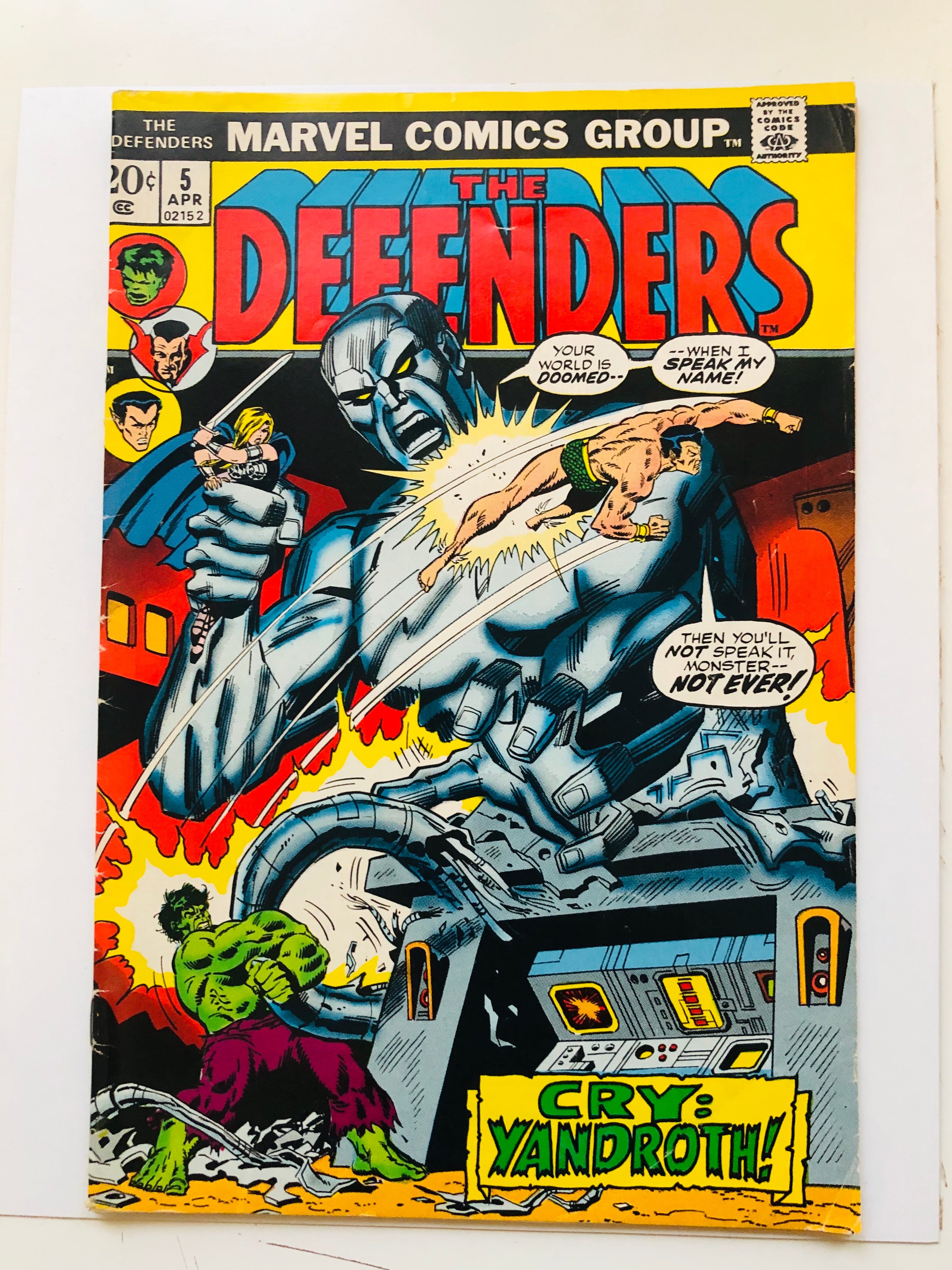 Defenders #5 comic book