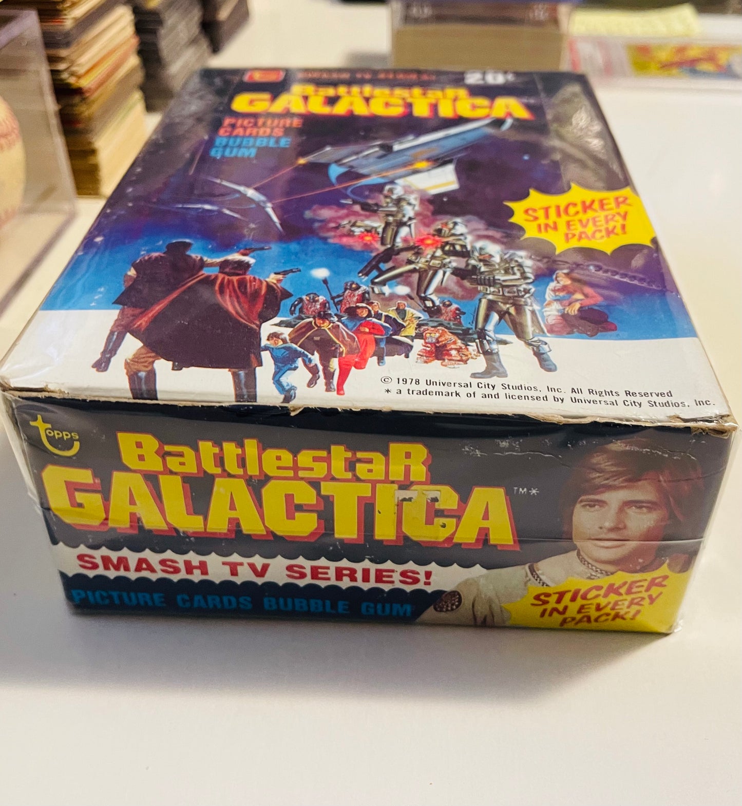 Battlestar Galactica movie cards rare 36 packs box 1978