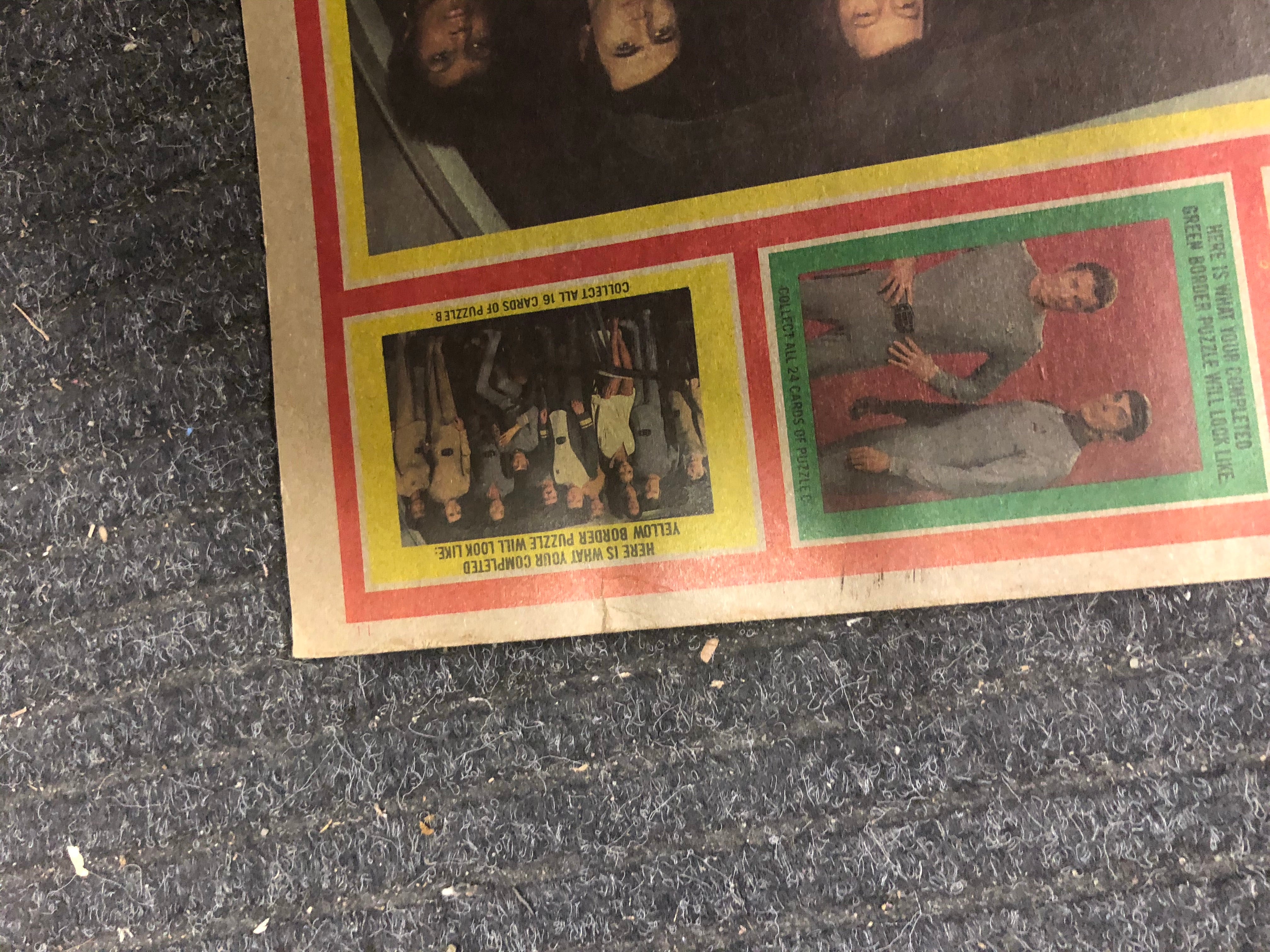 1979 Topps Star Trek movie cards rare uncut sheet