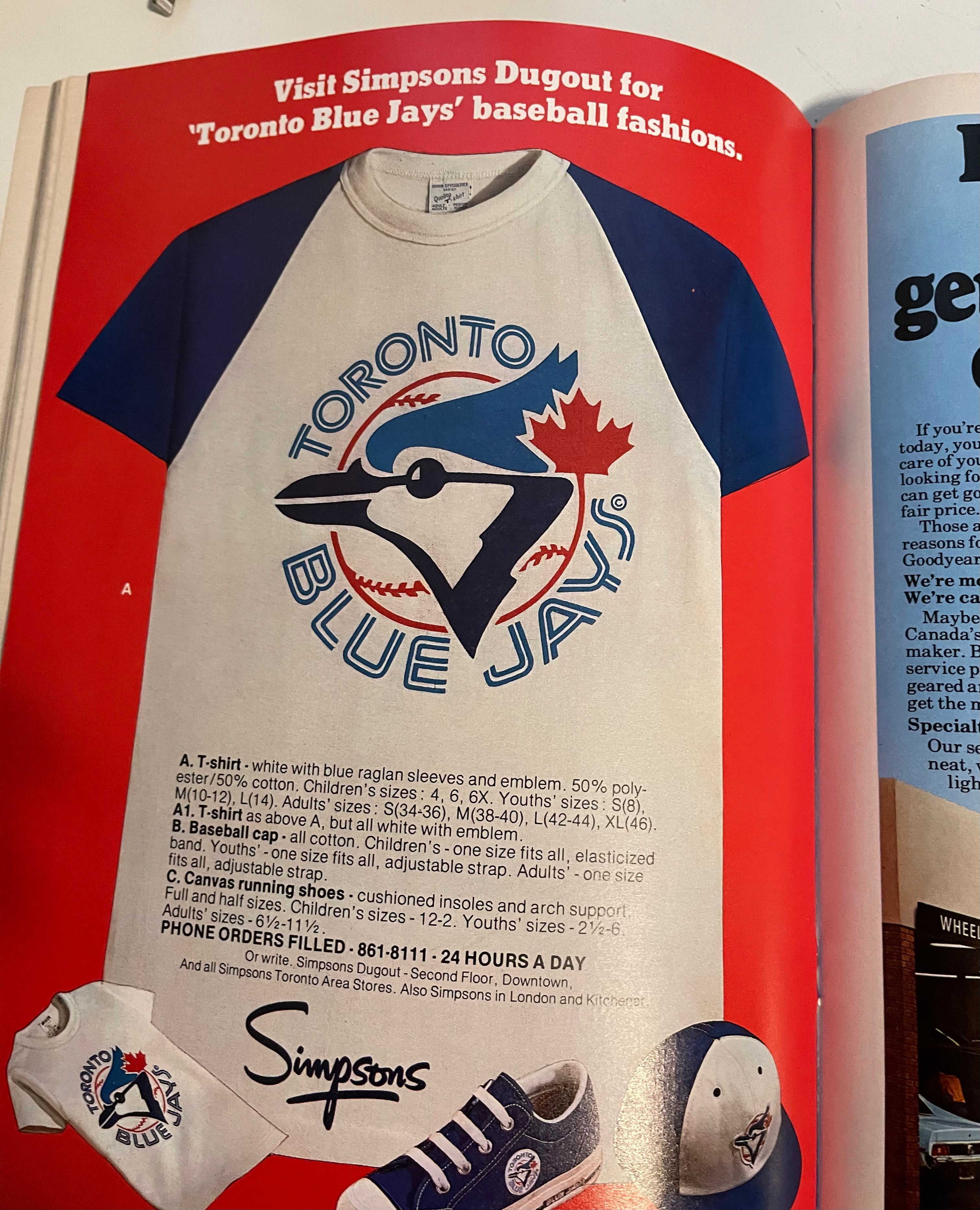 Toronto Blue Jays baseball first game program with ticket 1977