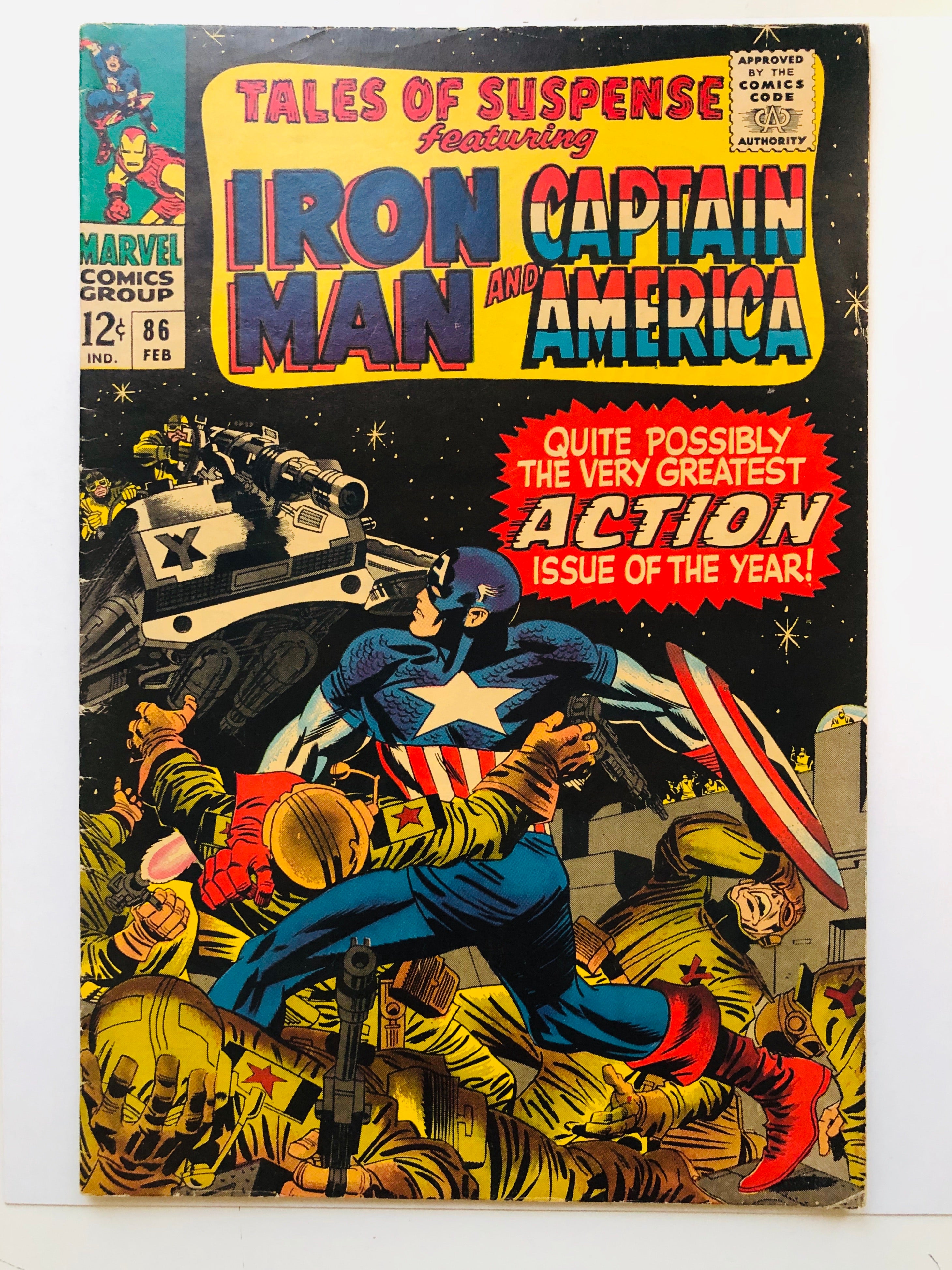 1966 Tales of Suspense Iron Man / Captain America comic