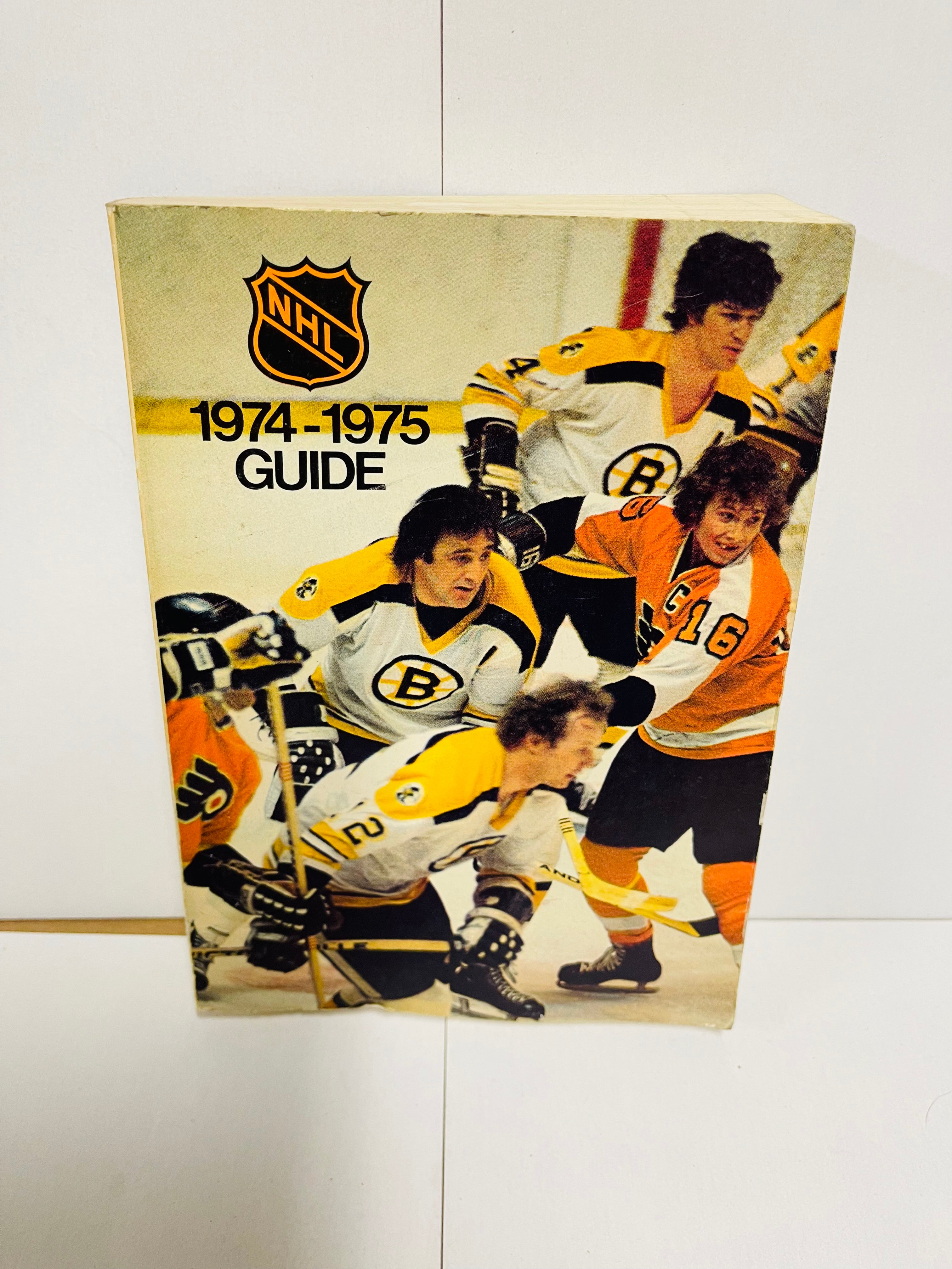 NHL hockey vintage guide 1974-75