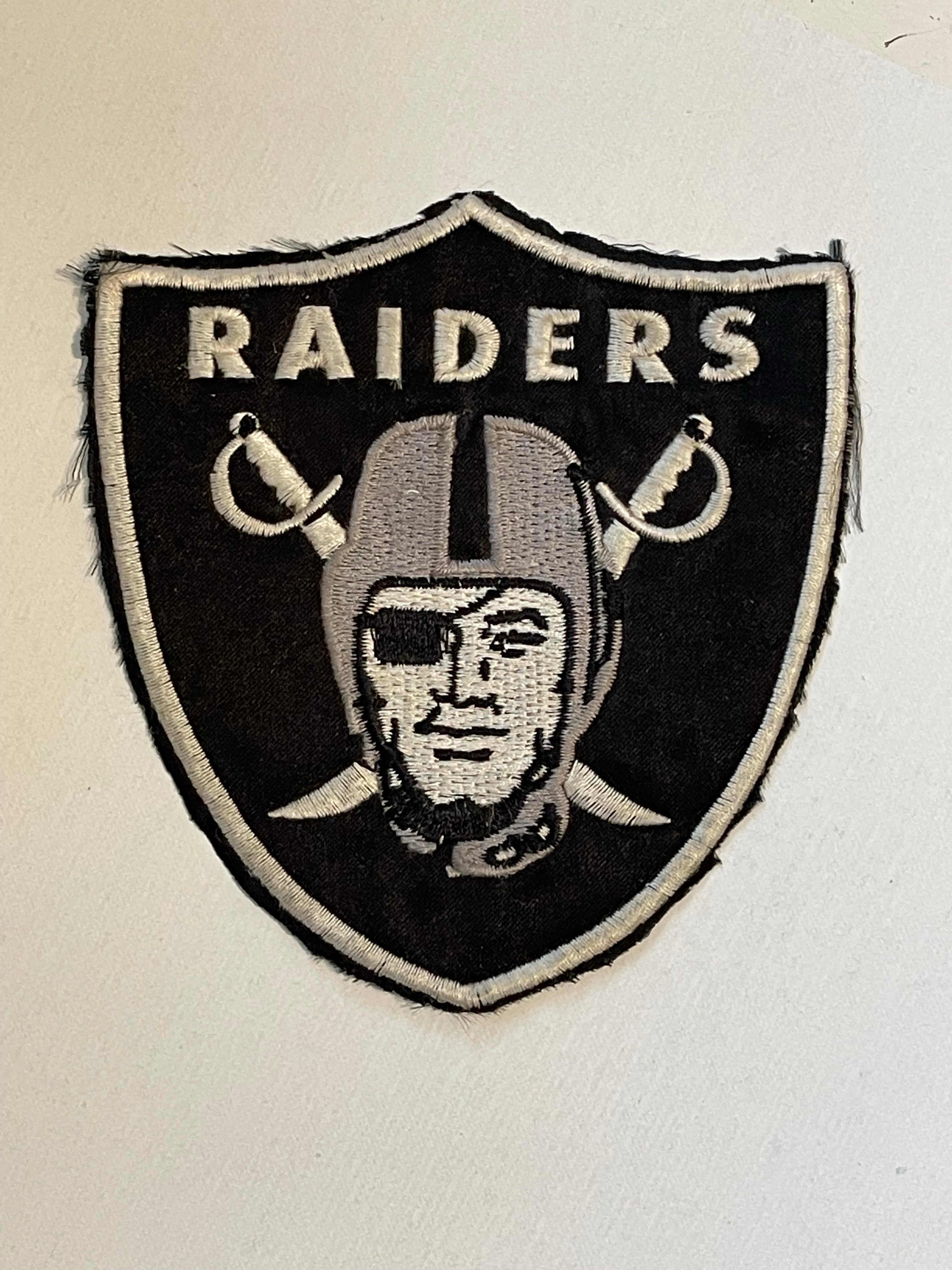Oakland Raiders rare vintage football patch 1990s