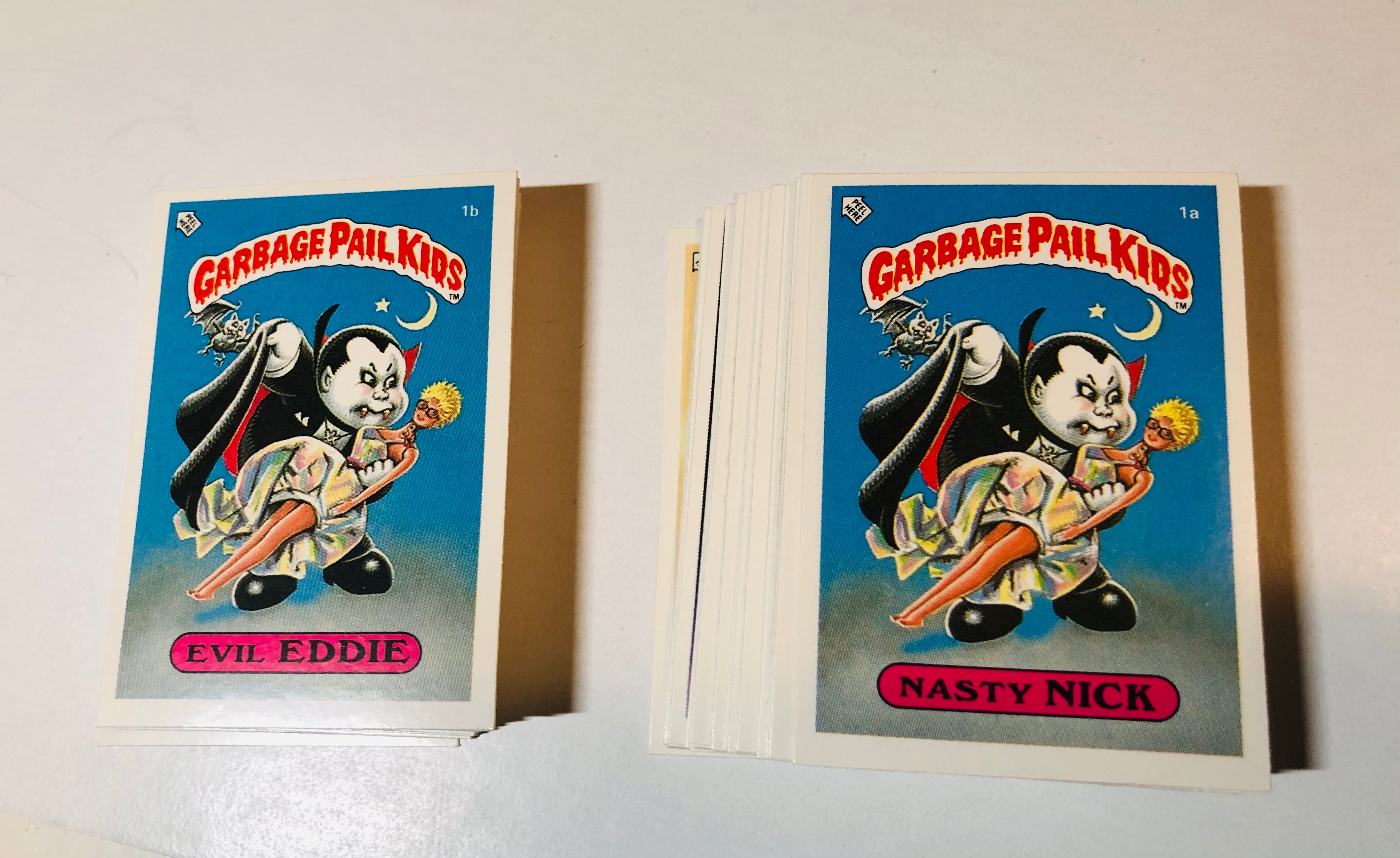 1985 Topps Garbage Pail Kids series 1 rare UK version A and B series set