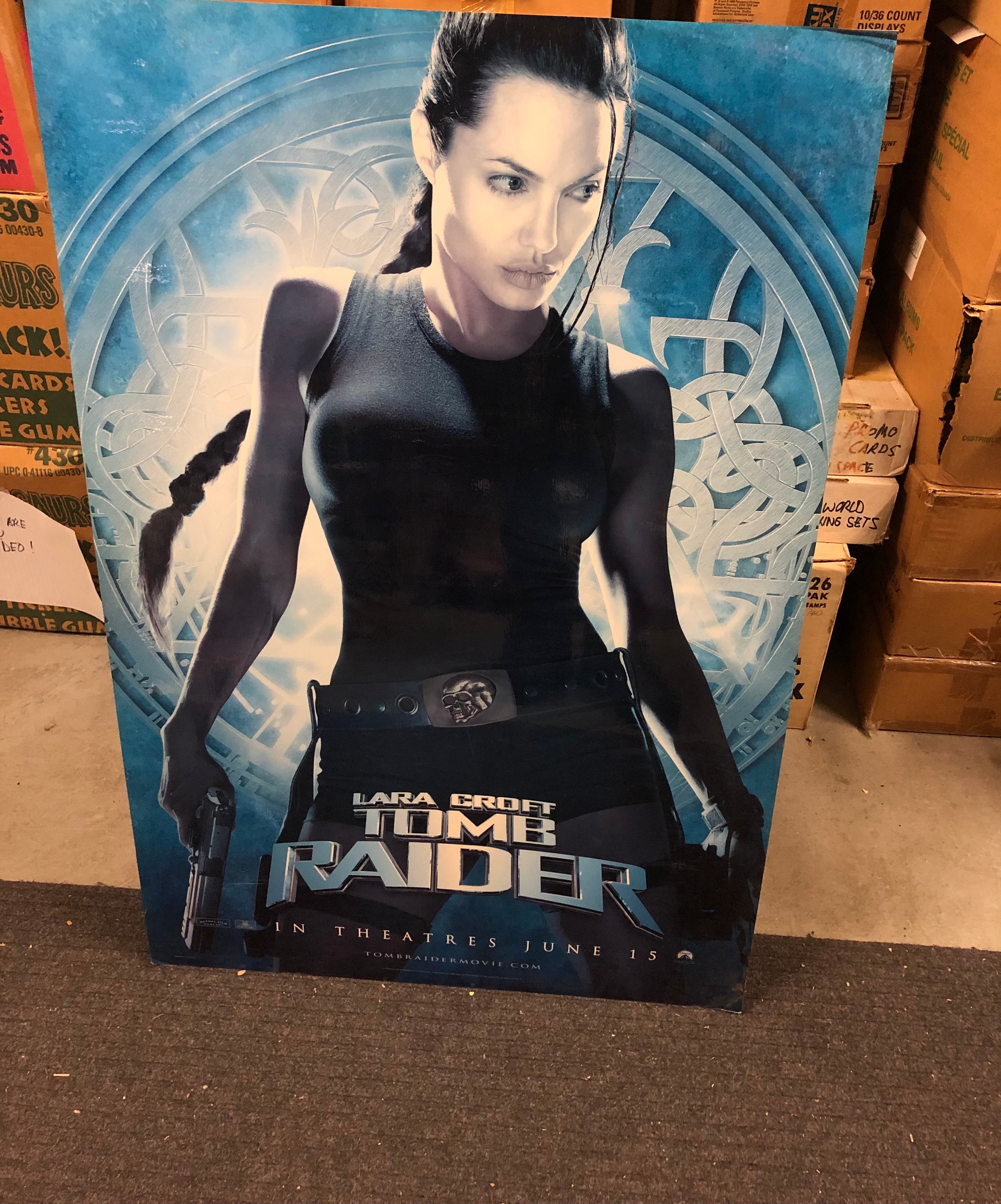 Tomb Raider movie rare large glossy poster
