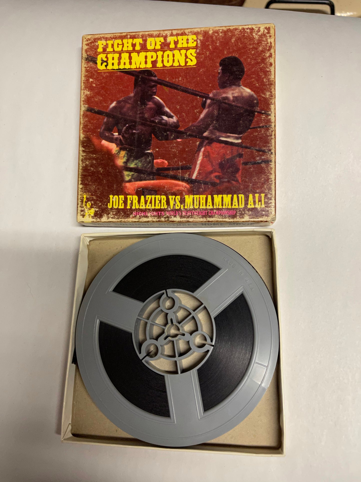 Muhammad Ali vs Joe Frazier original Super 8 fight reel 1970s