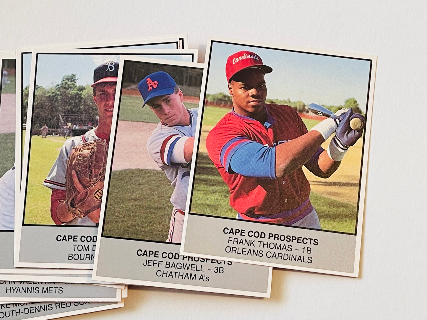 Frank Thomas rare Cape Cod prospects minor league baseball set 1988