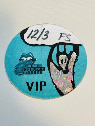 Rolling Stones Voodoo lounge rare concert pass 1994