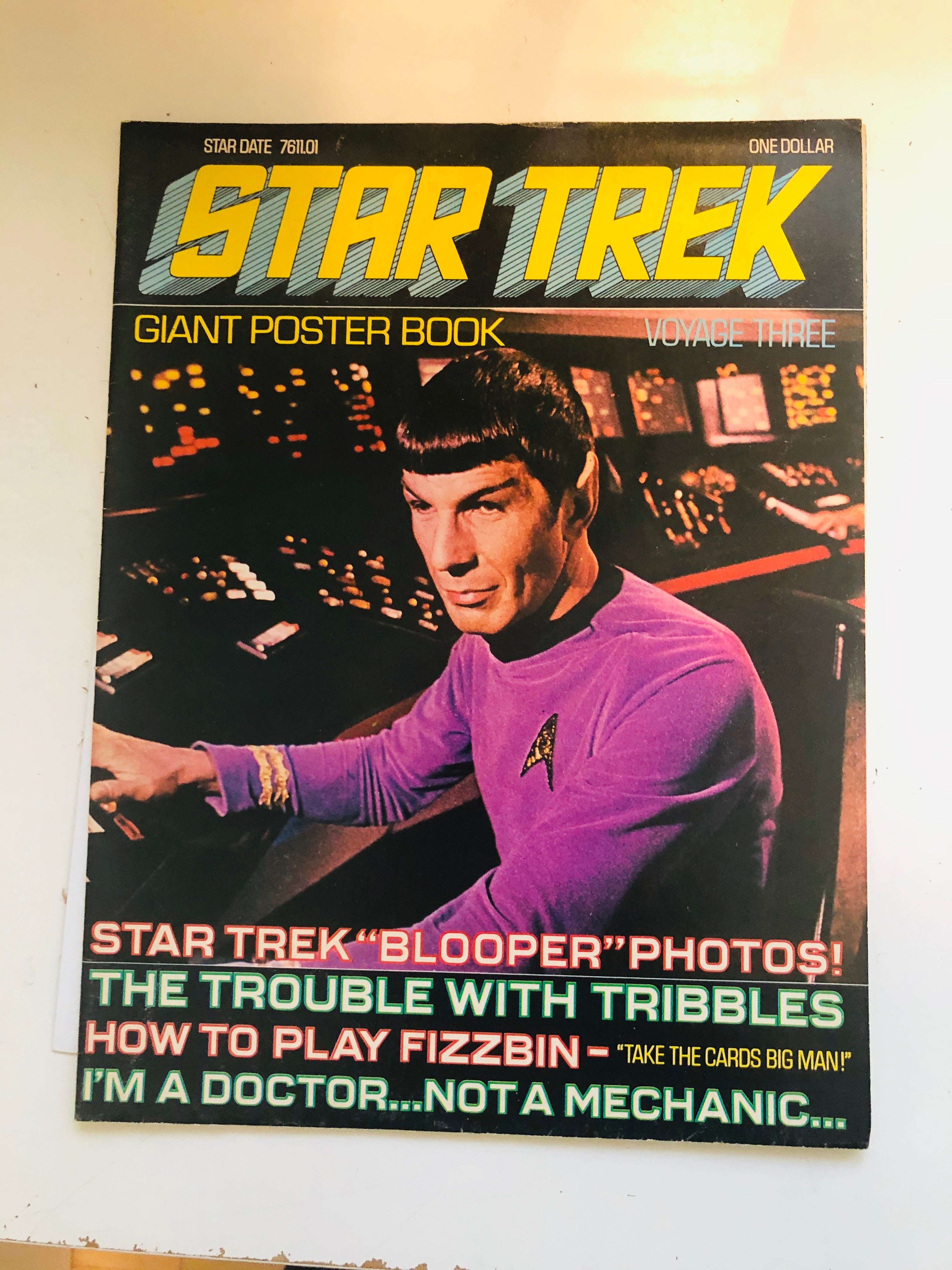 Star Trek original giant poster book 1976