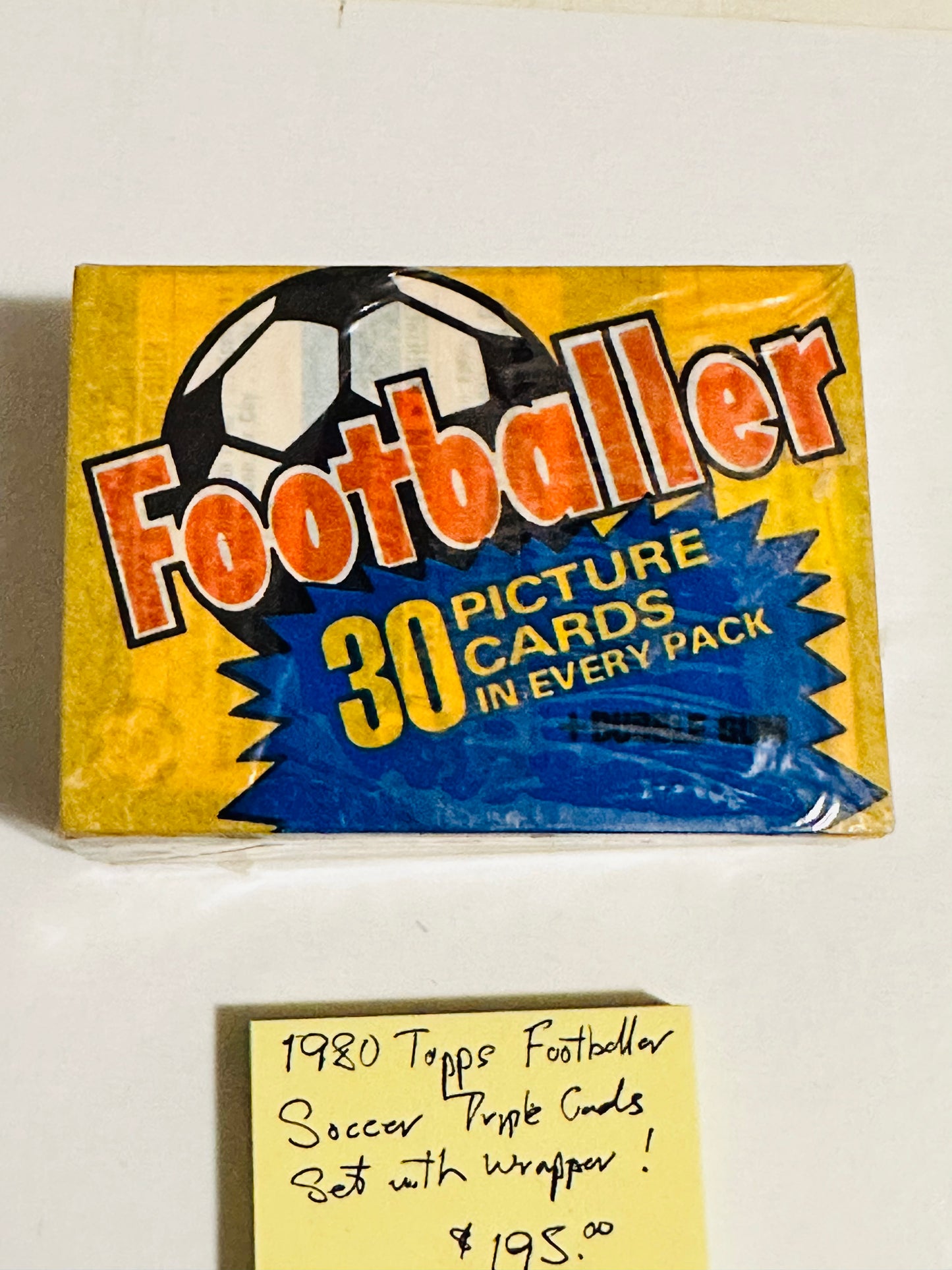 Soccer Topps Footballer triple cards high grade cards set 1980