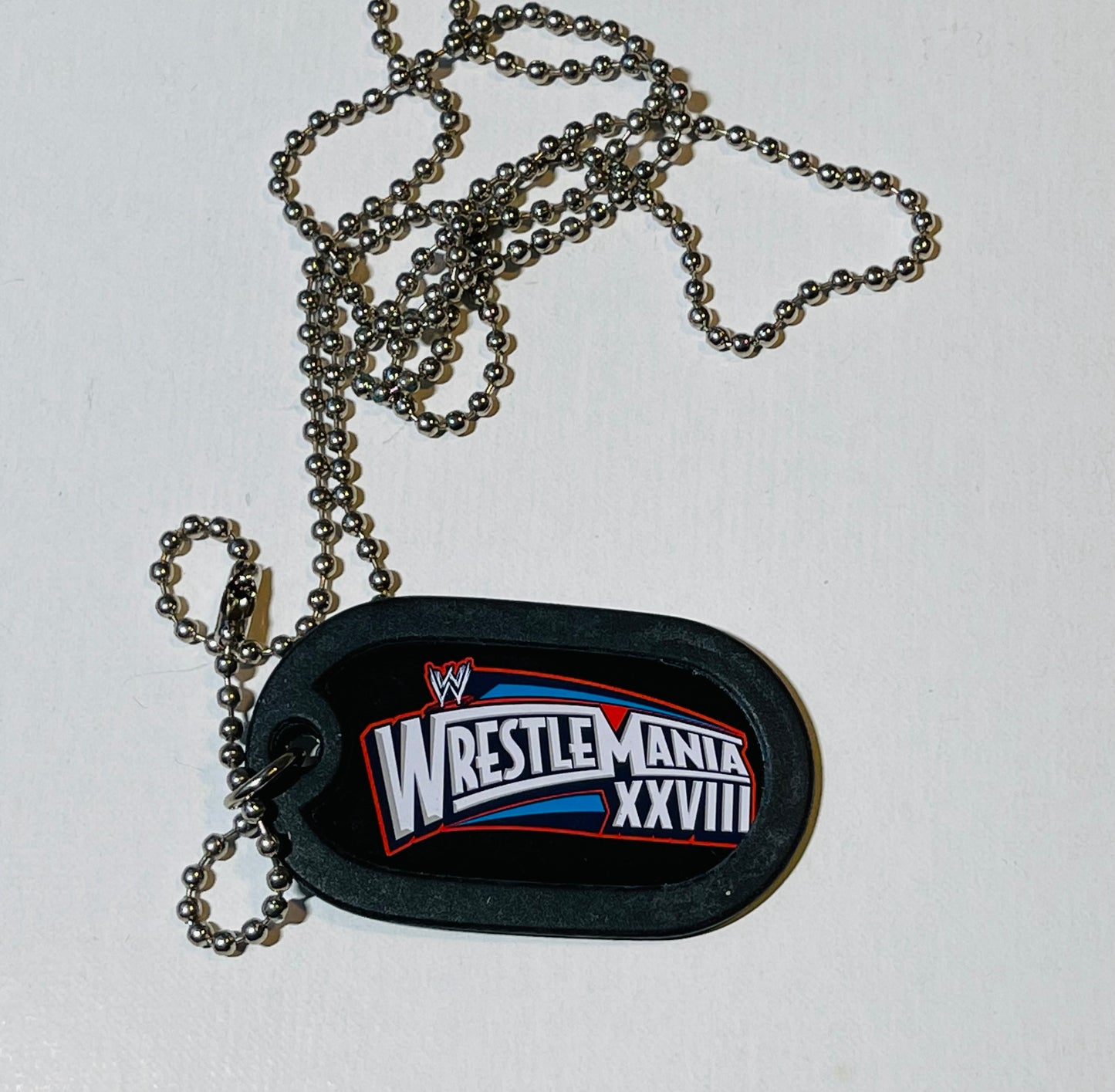 Wrestlemania XXVIII rare event dog tag