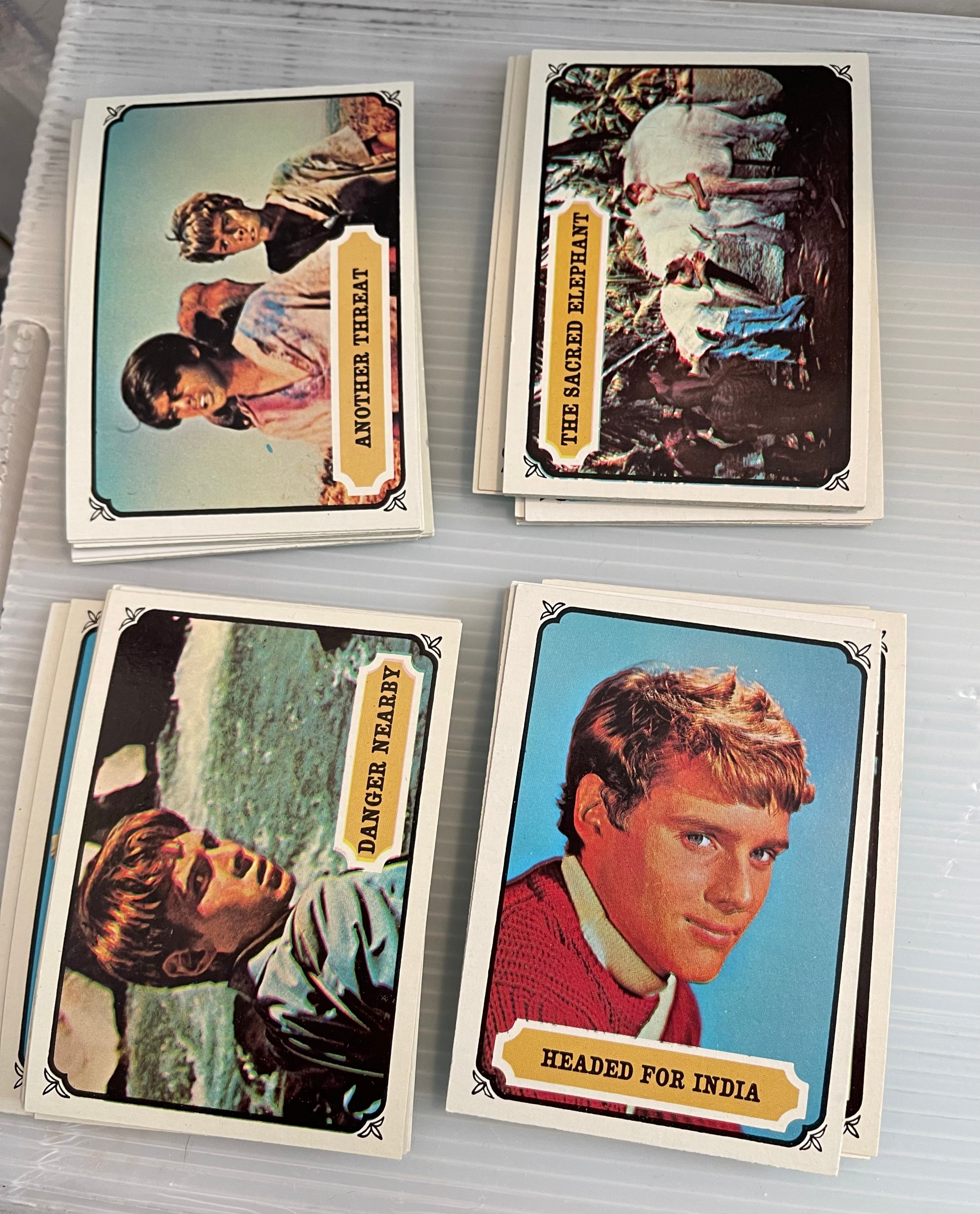 Maya Mysteries of India TV show cards set 1967