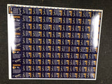 Battlestar Galactica movie rare foil numbered uncut cards sheet
