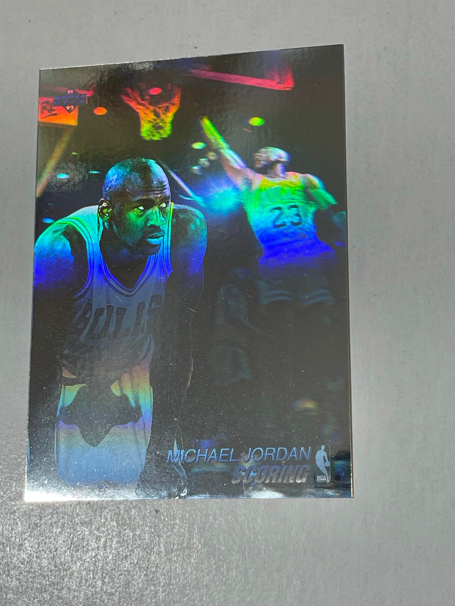 Michael Jordan Upper Deck hologram basketball insert card 1991