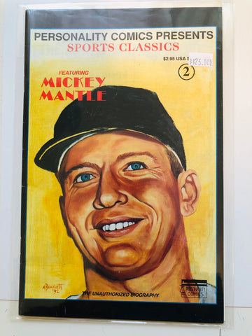Mickey Mantle limited issue comic book 1990s