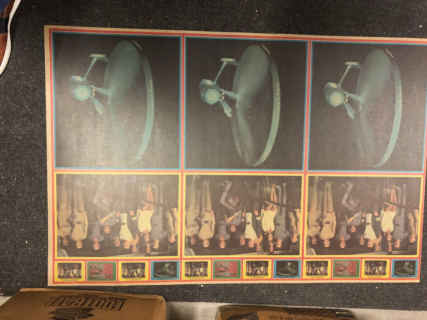 1979 Topps Star Trek movie cards rare uncut sheet