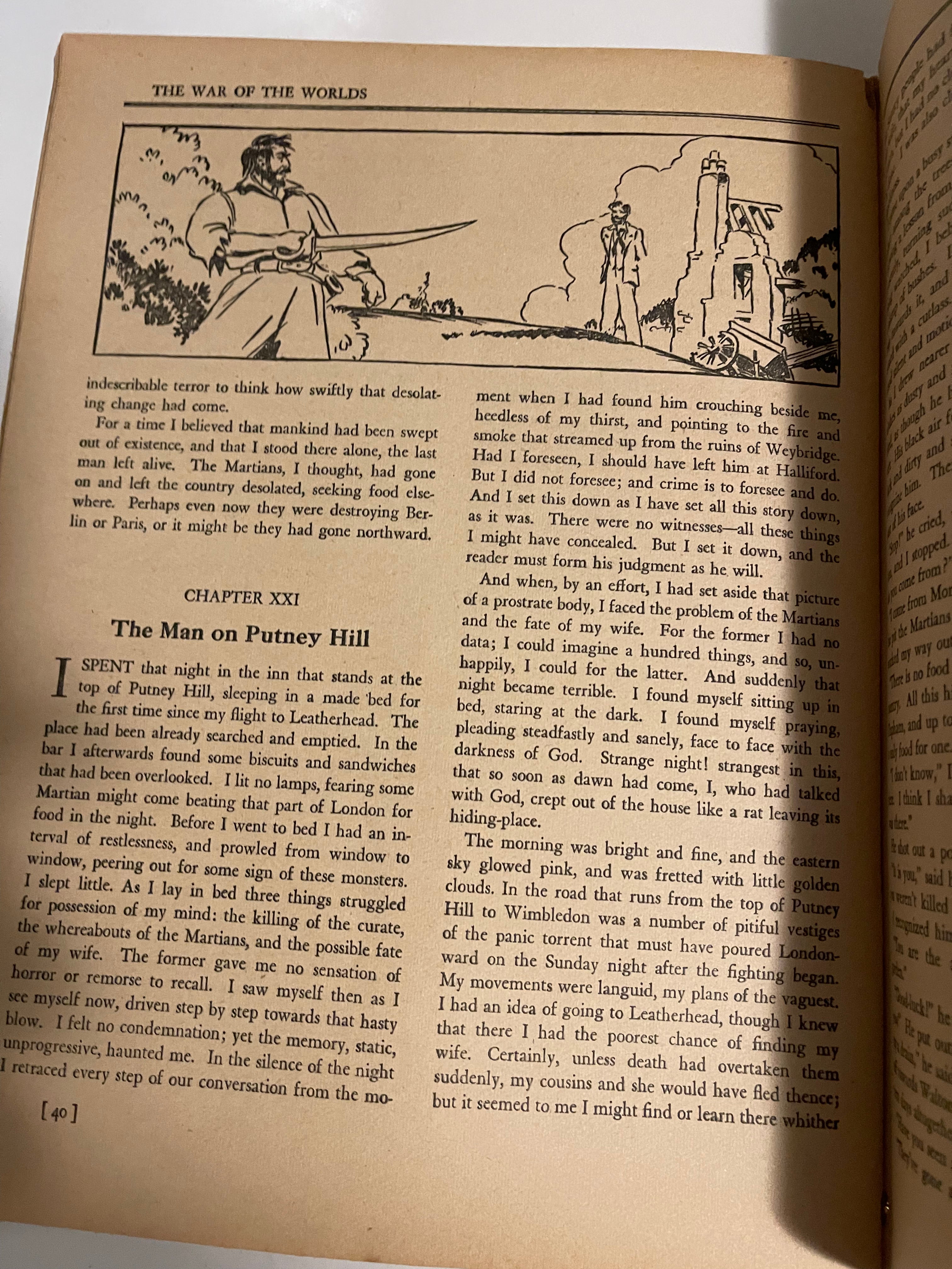 The War of the Worlds rare Illustrated digest 1938