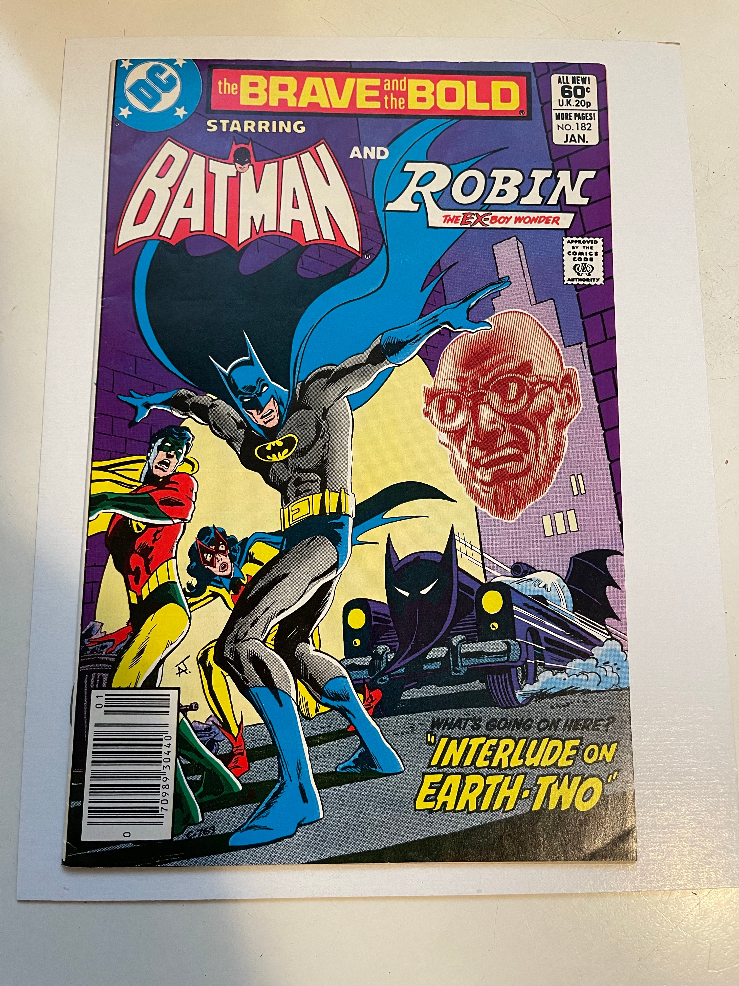 Batman Brave and Bold #182 comic book