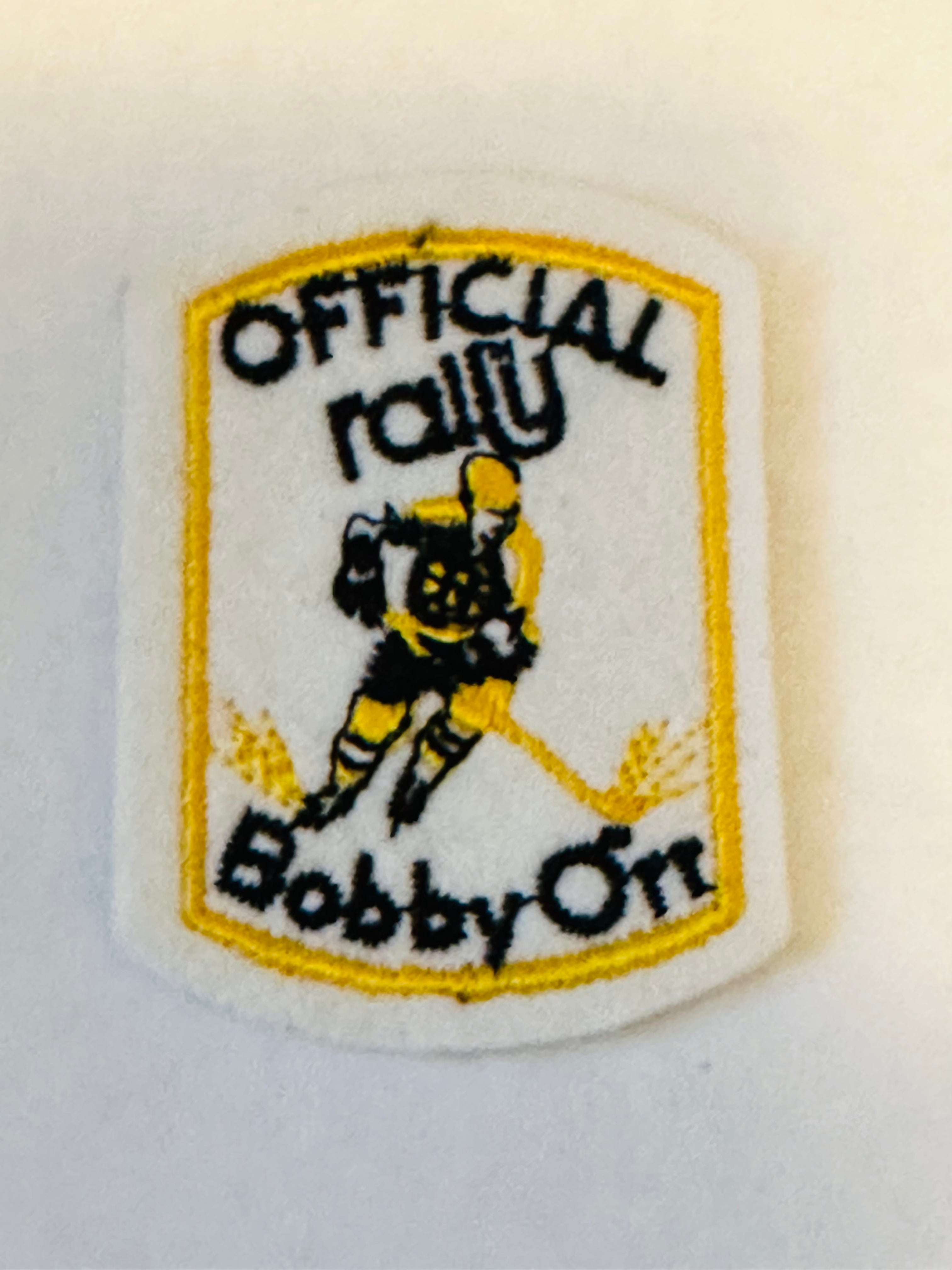 Bobby Orr hockey Rally Patch 1970s