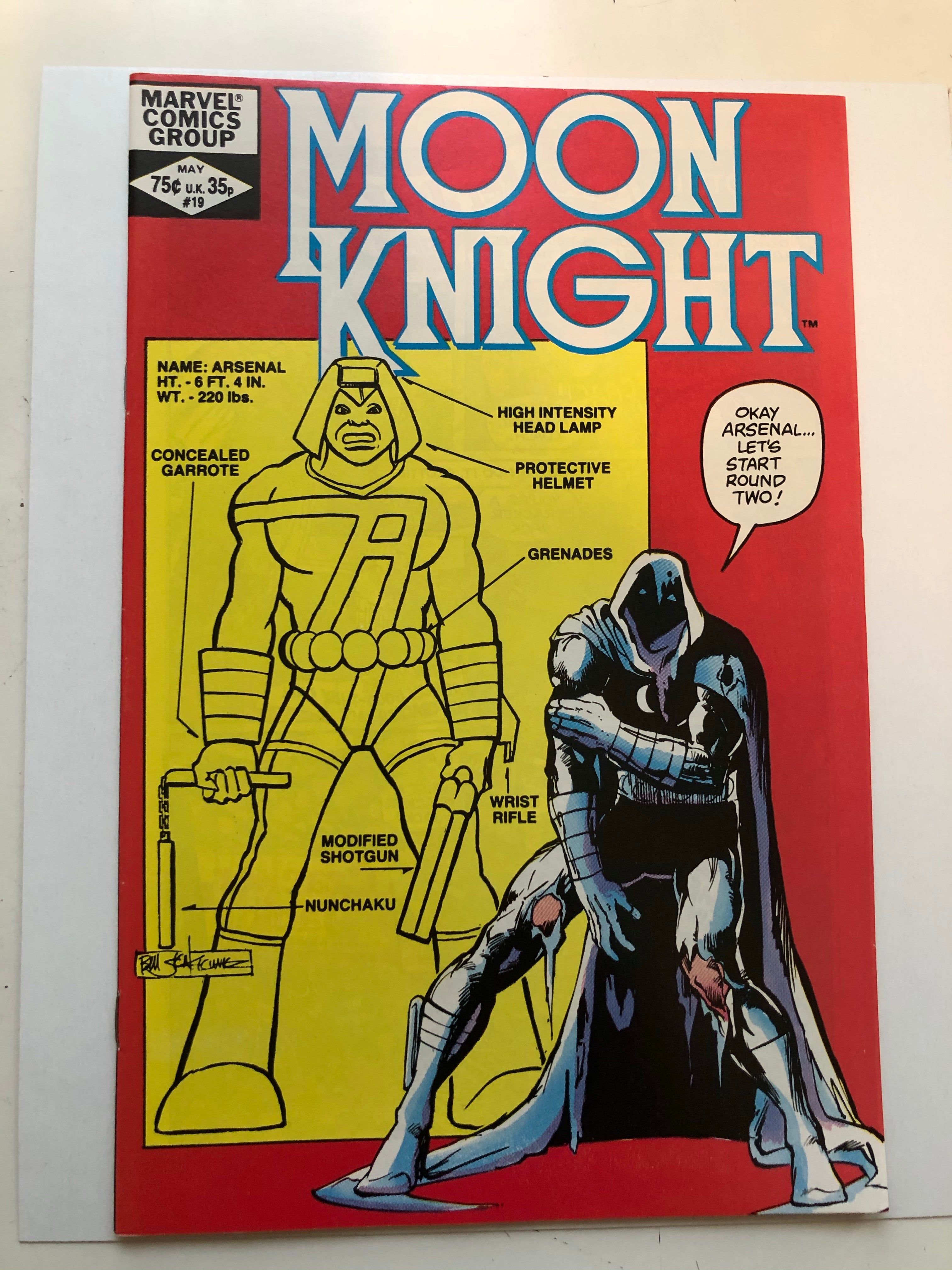 Moon Knight #19 high grade comic book