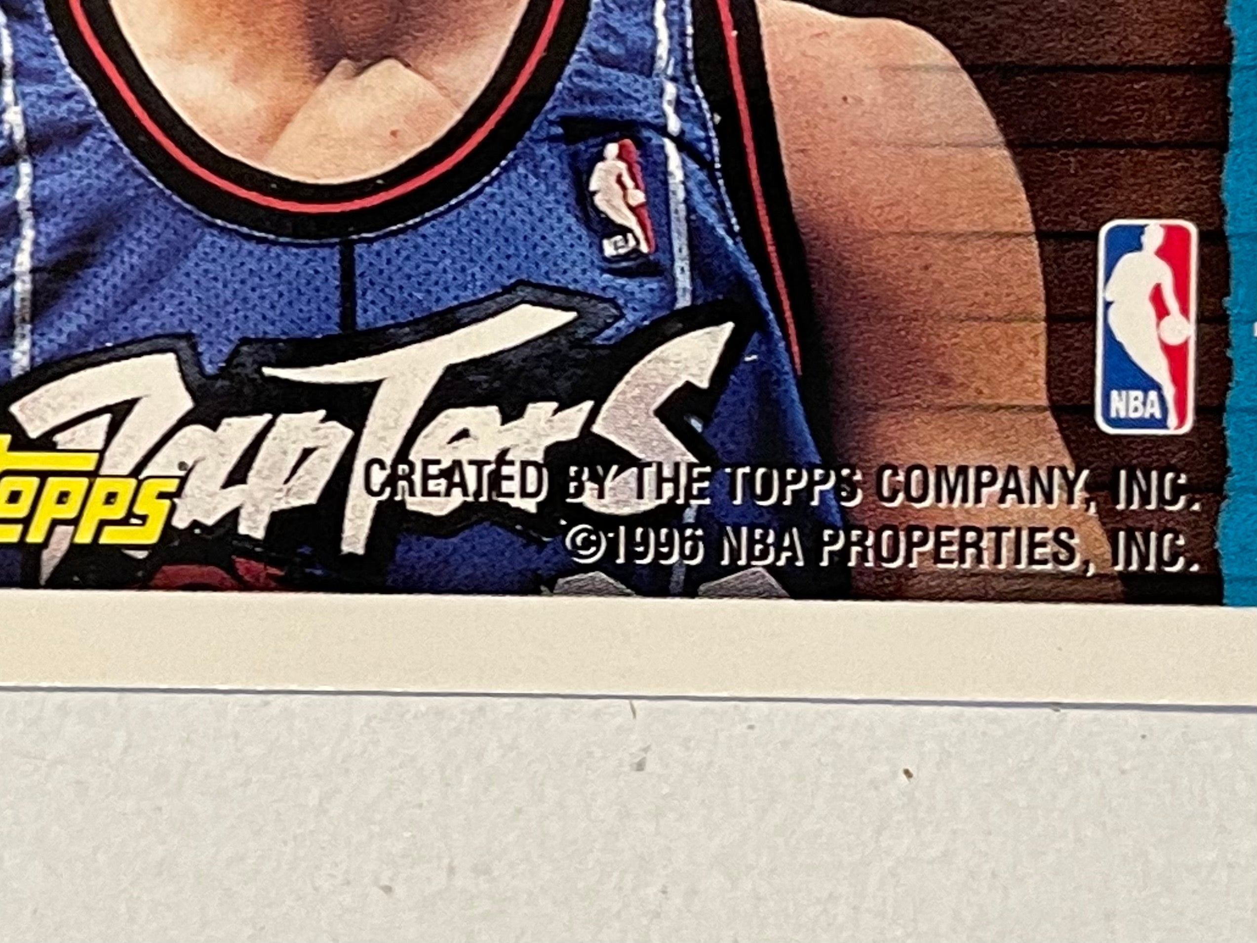 Toronto Raptors Damon stoudamire Topps foil basketball card 1996
