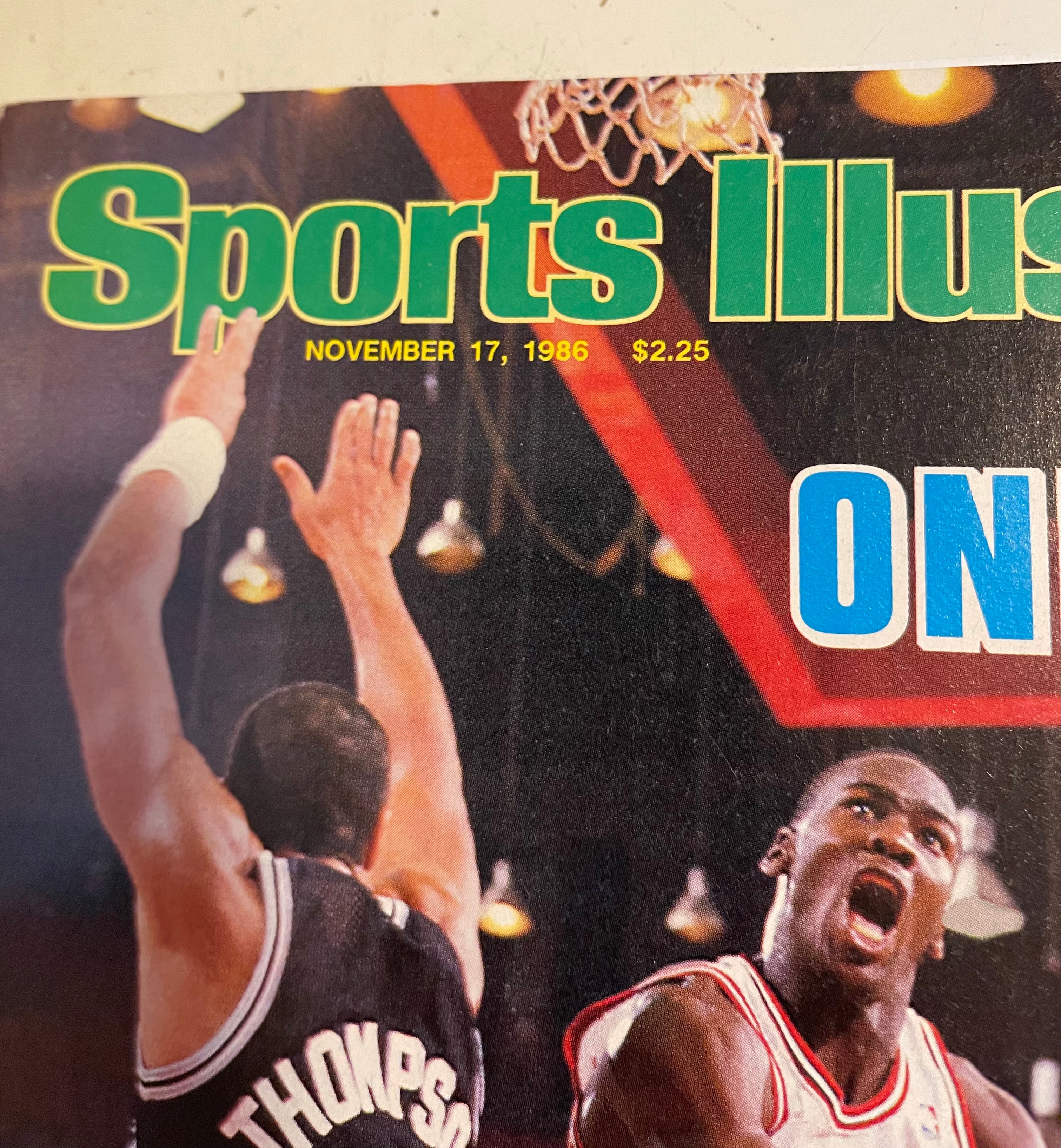 Michael Jordan rare Sports Illustrated magazine November, 1986