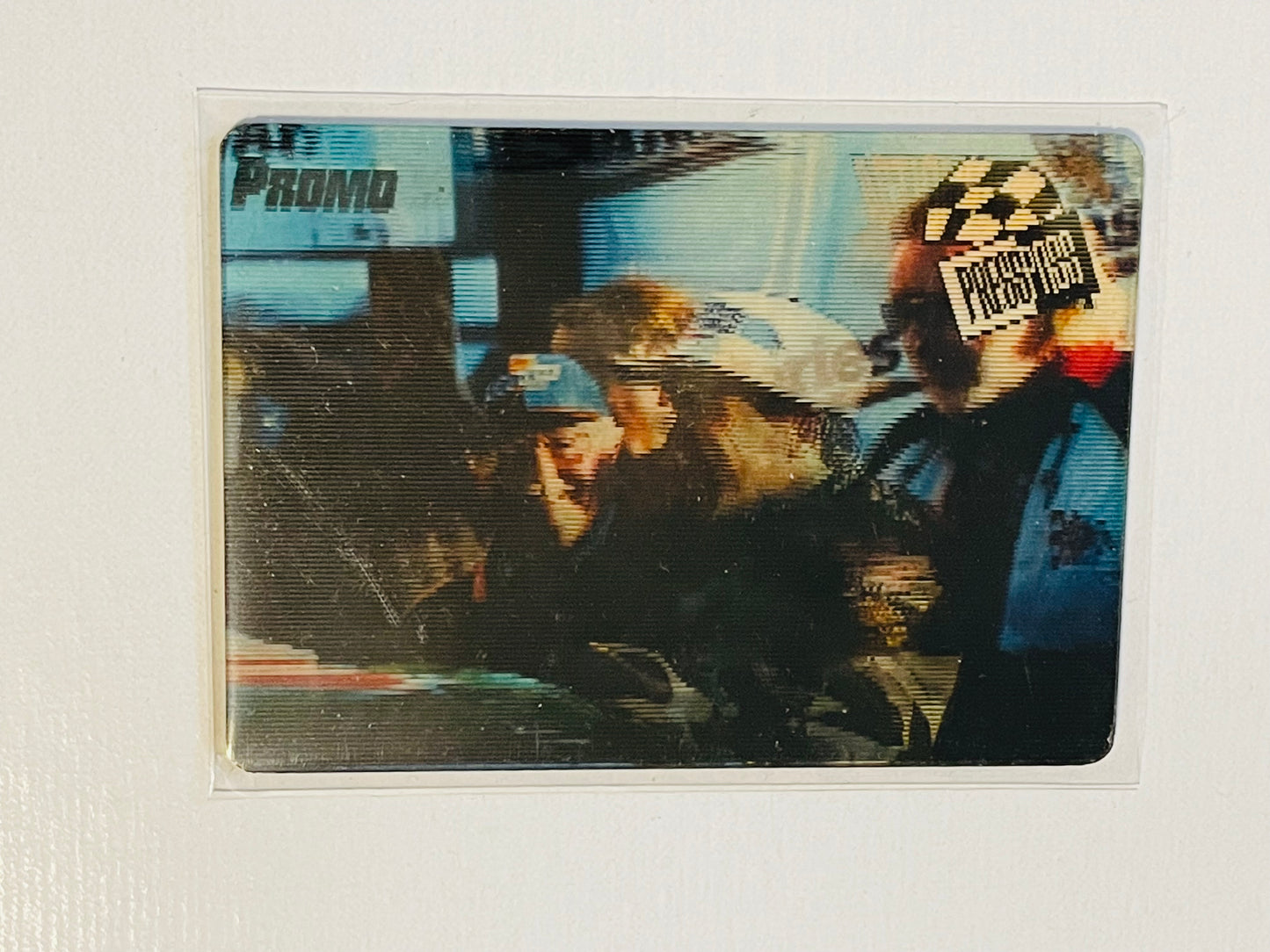 Dale Earnhardt Press pass NASCAR rare lenticular promo racing card