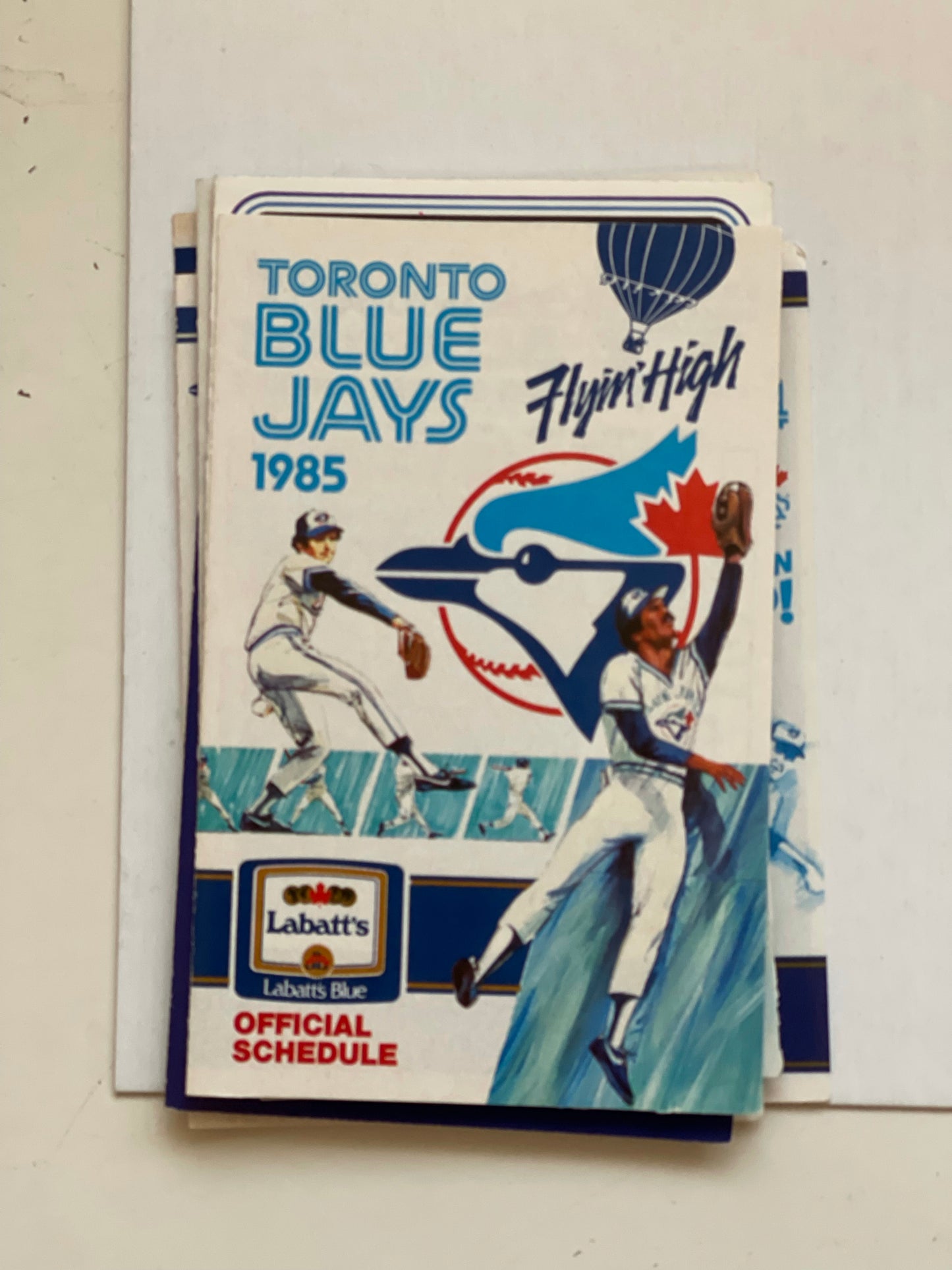 Toronto Blue Jays baseball 9 vintage pocket schedules 1980s