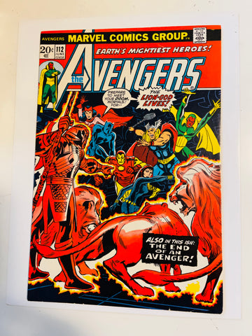 Avengers #112 Vf high grade 1st appearance of Mantis comic 1973