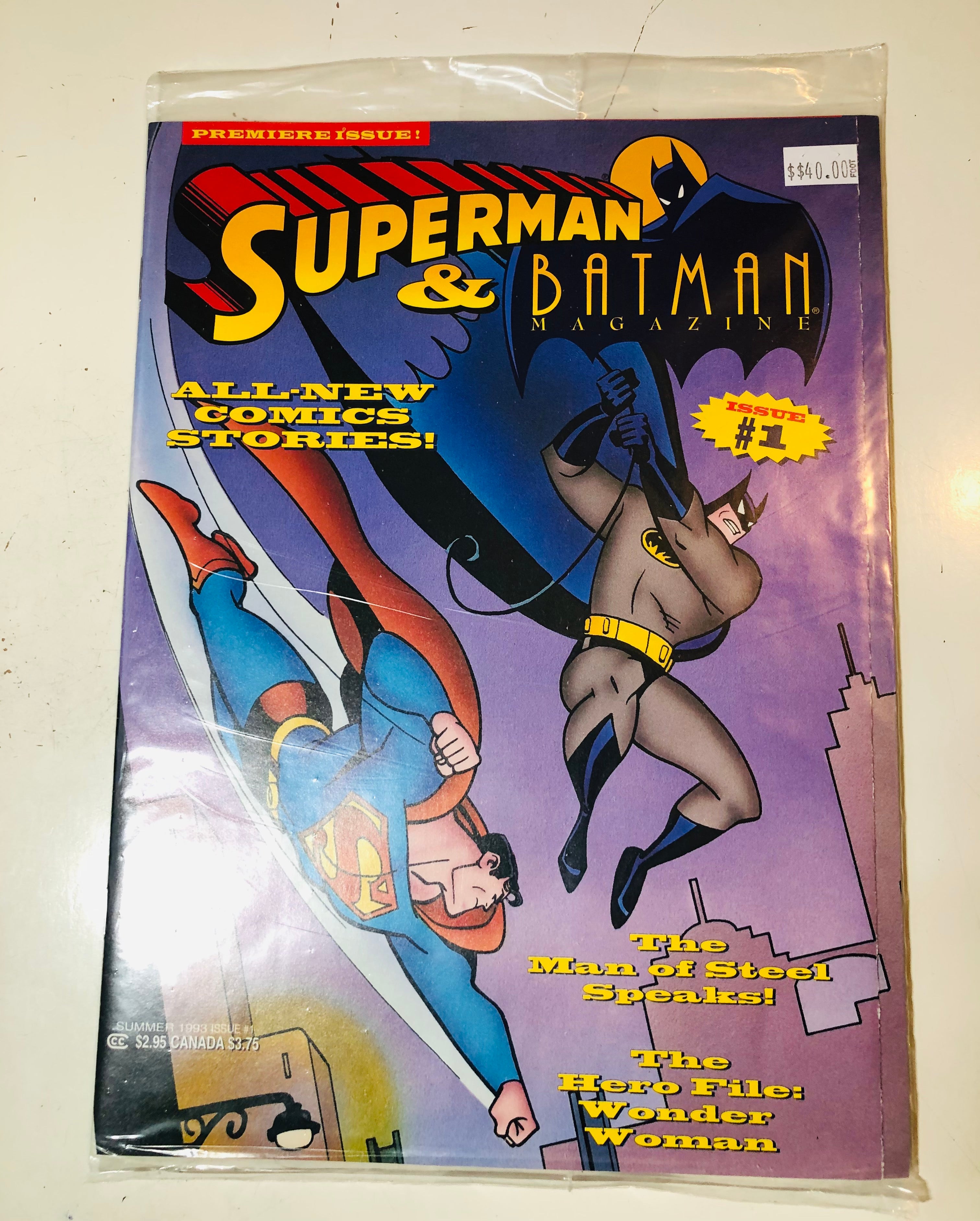 Superman and Batman comic magazine #1