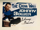 Johnny Bower Leafs legend signed numbered 14/25 card COA