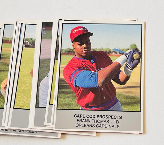 Frank Thomas rare Cape Cod prospects minor league baseball set 1988