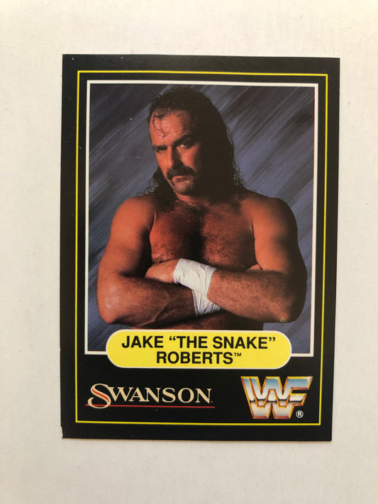 Wrestling legend Jake the Snake Roberts rare card