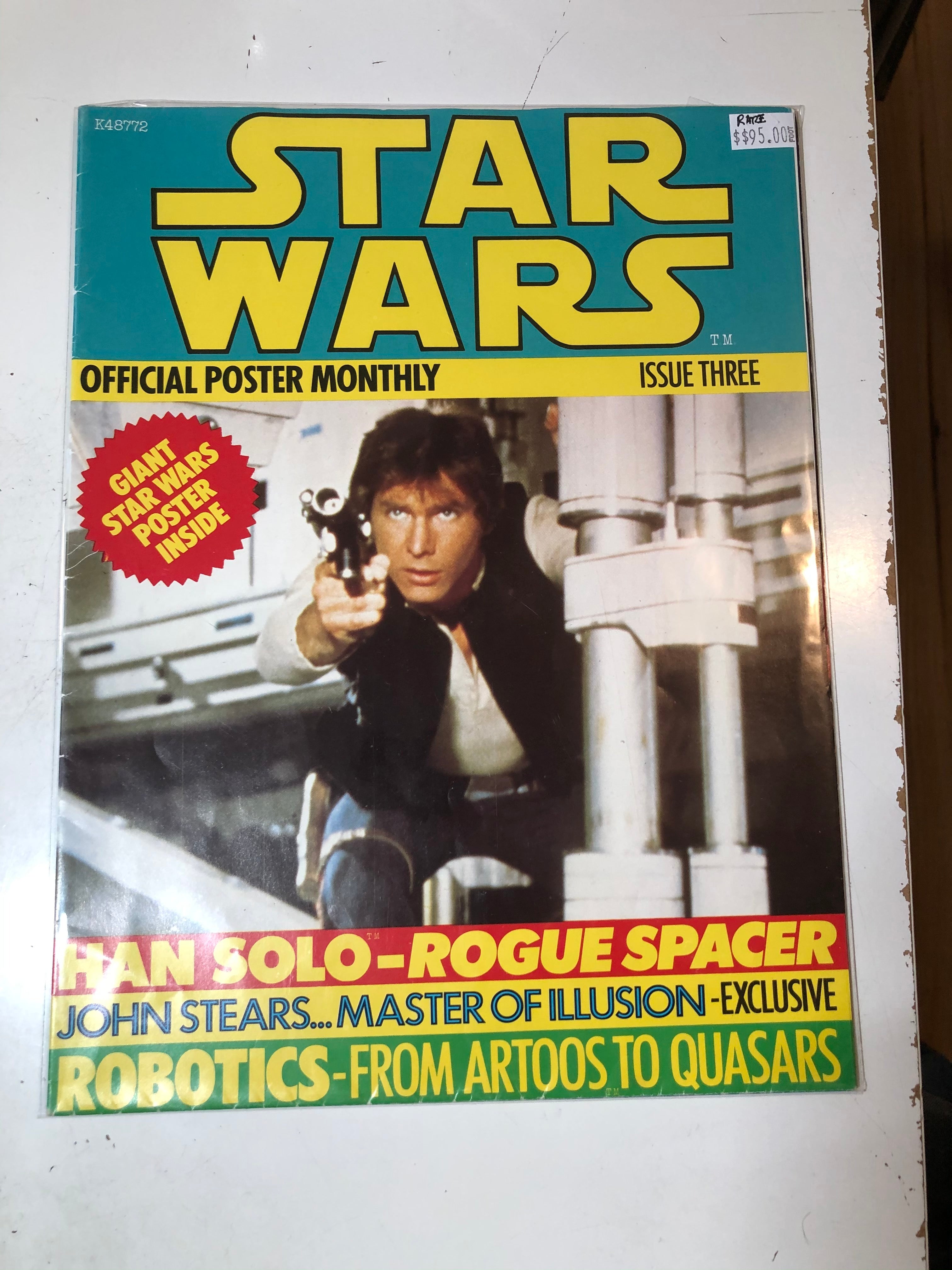 Star Wars movie poster original magazine 1977