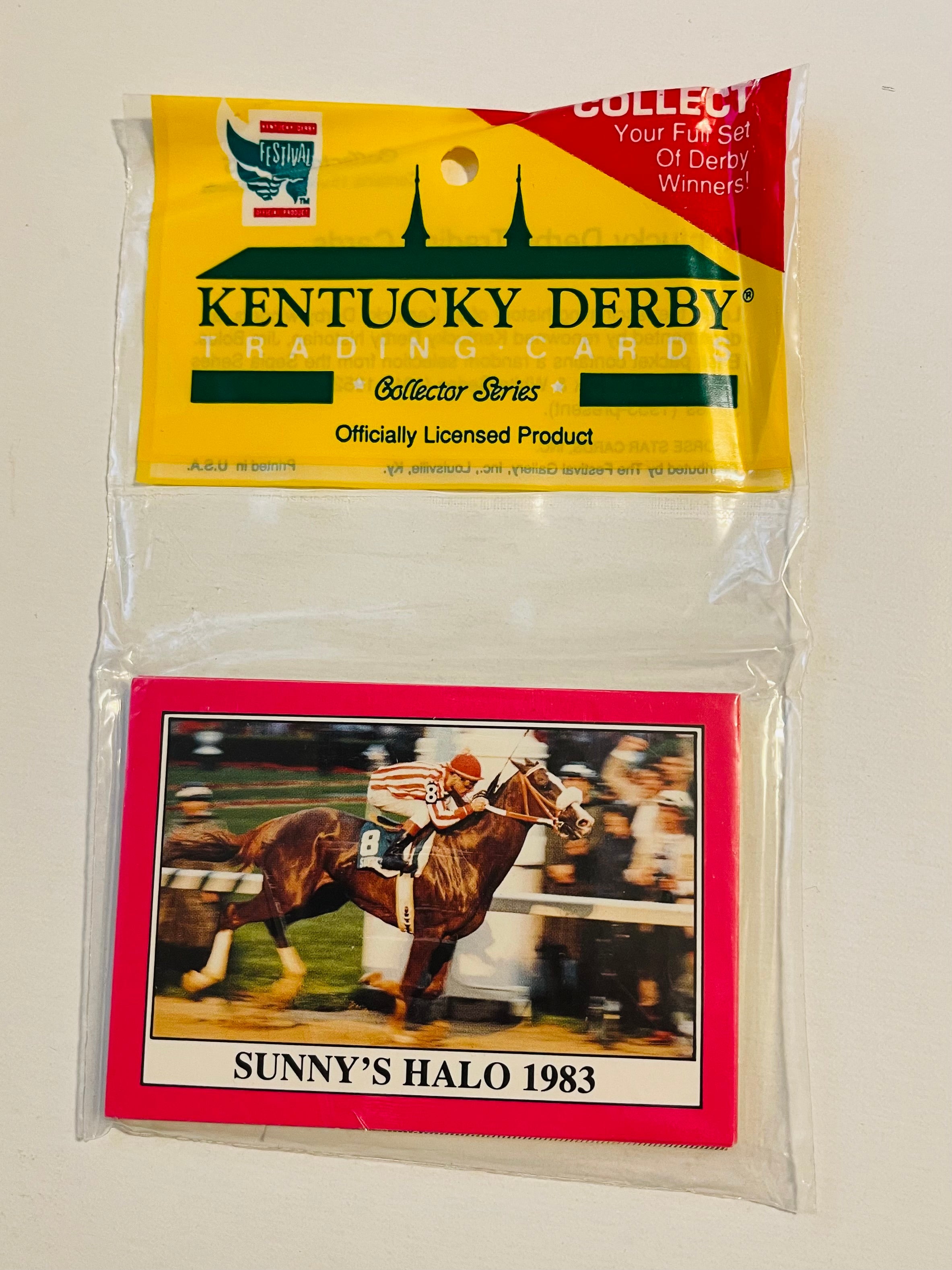 Horse racing cards pack Sunny’s Halo