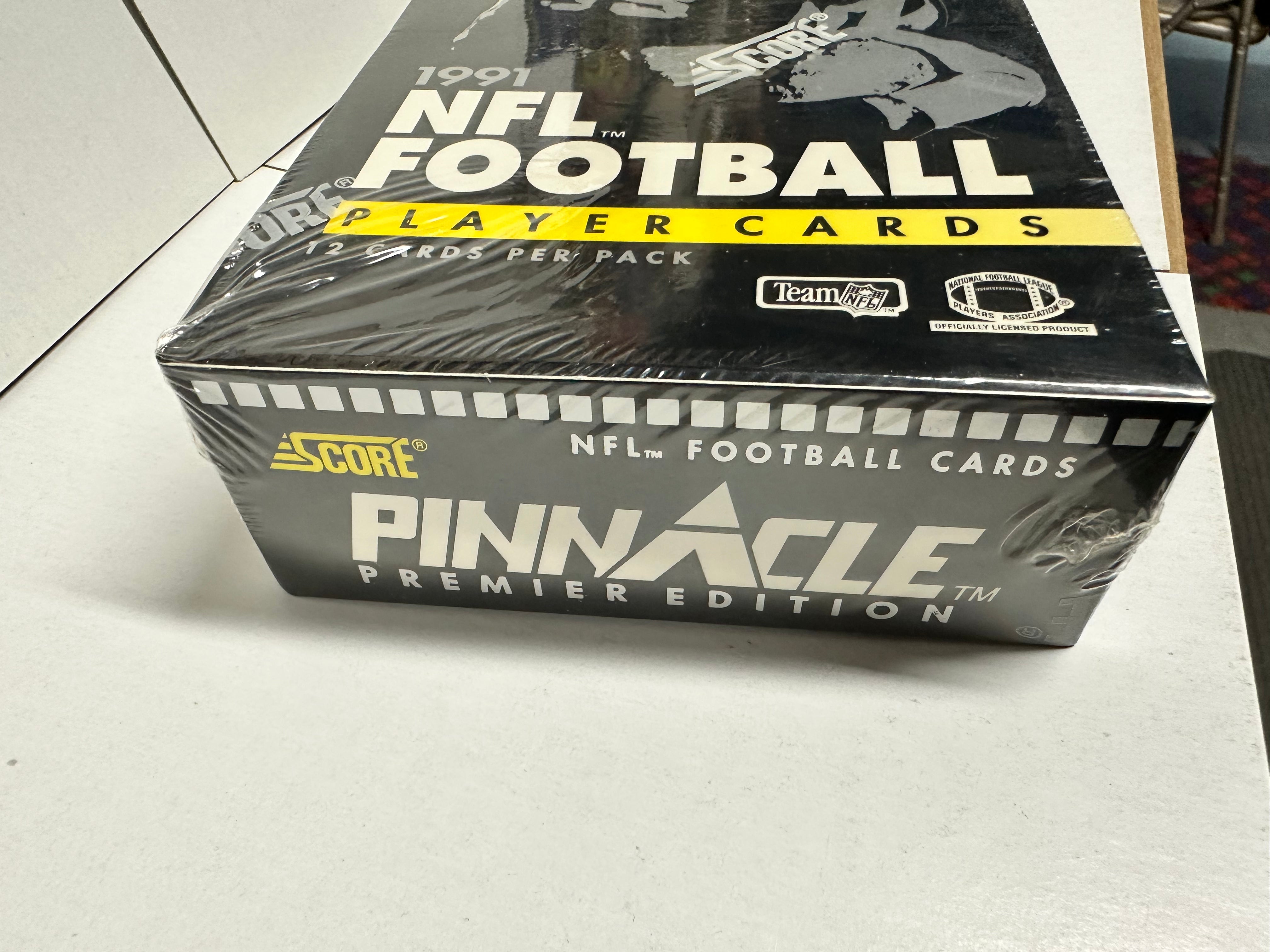 1991 Score Pinnacle football box