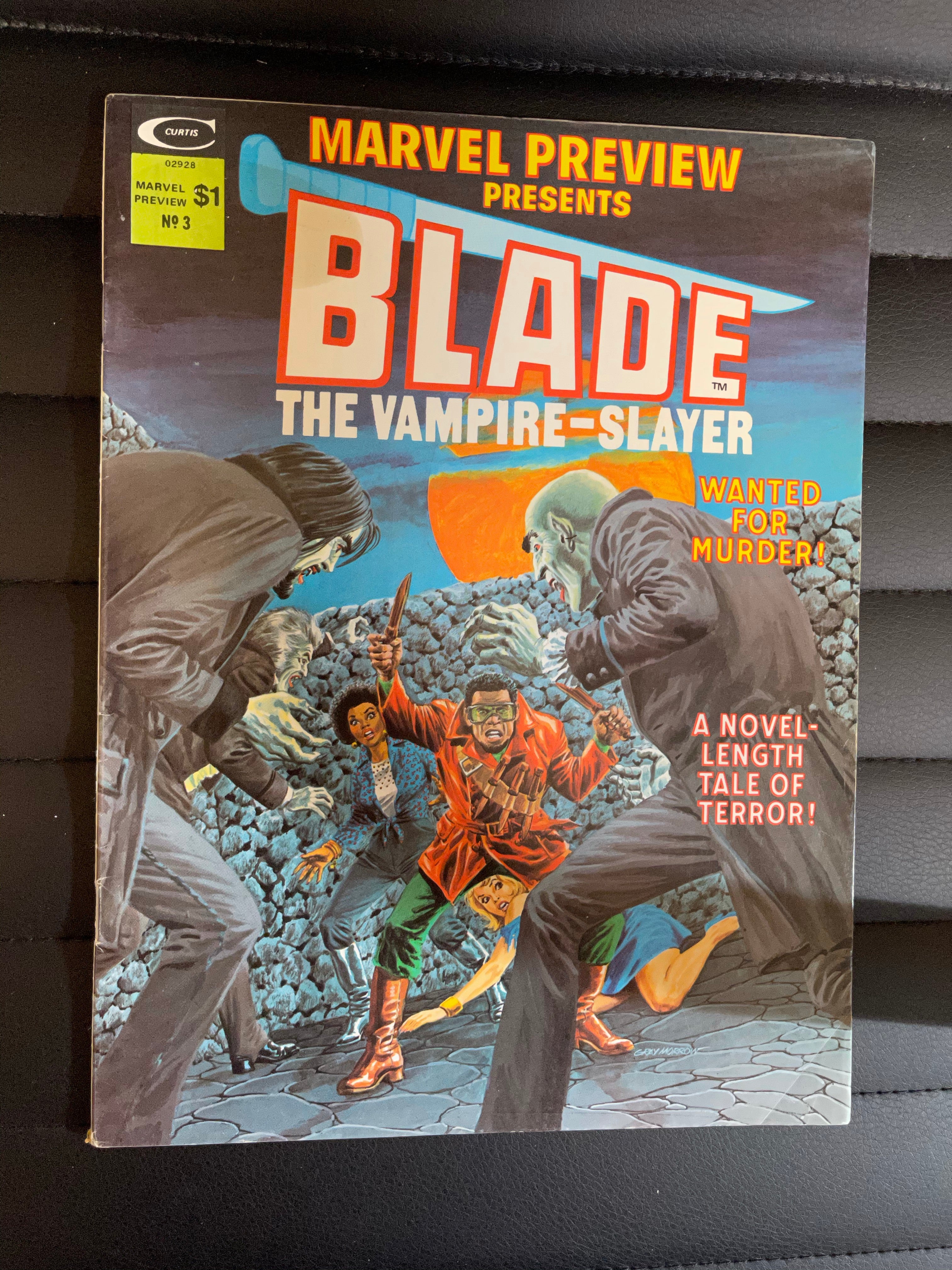 Marvel Preview #3 Blade the Vampire Slayer comic magazine