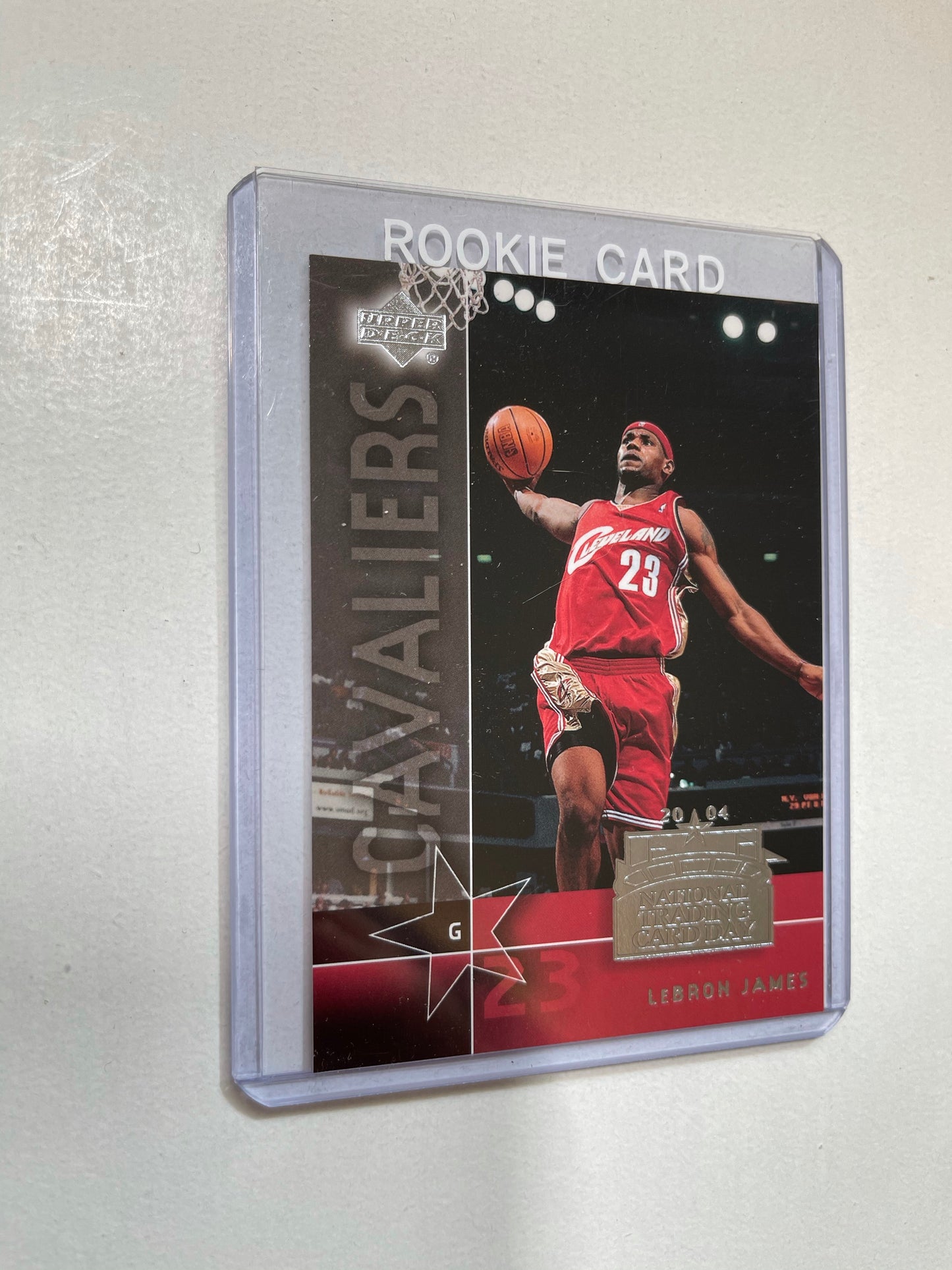 2004 LeBron James rookie National card day rare basketball card