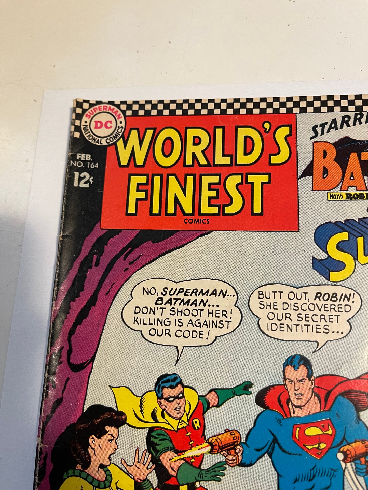 World’s Finest #164 vg condition comic book 1967