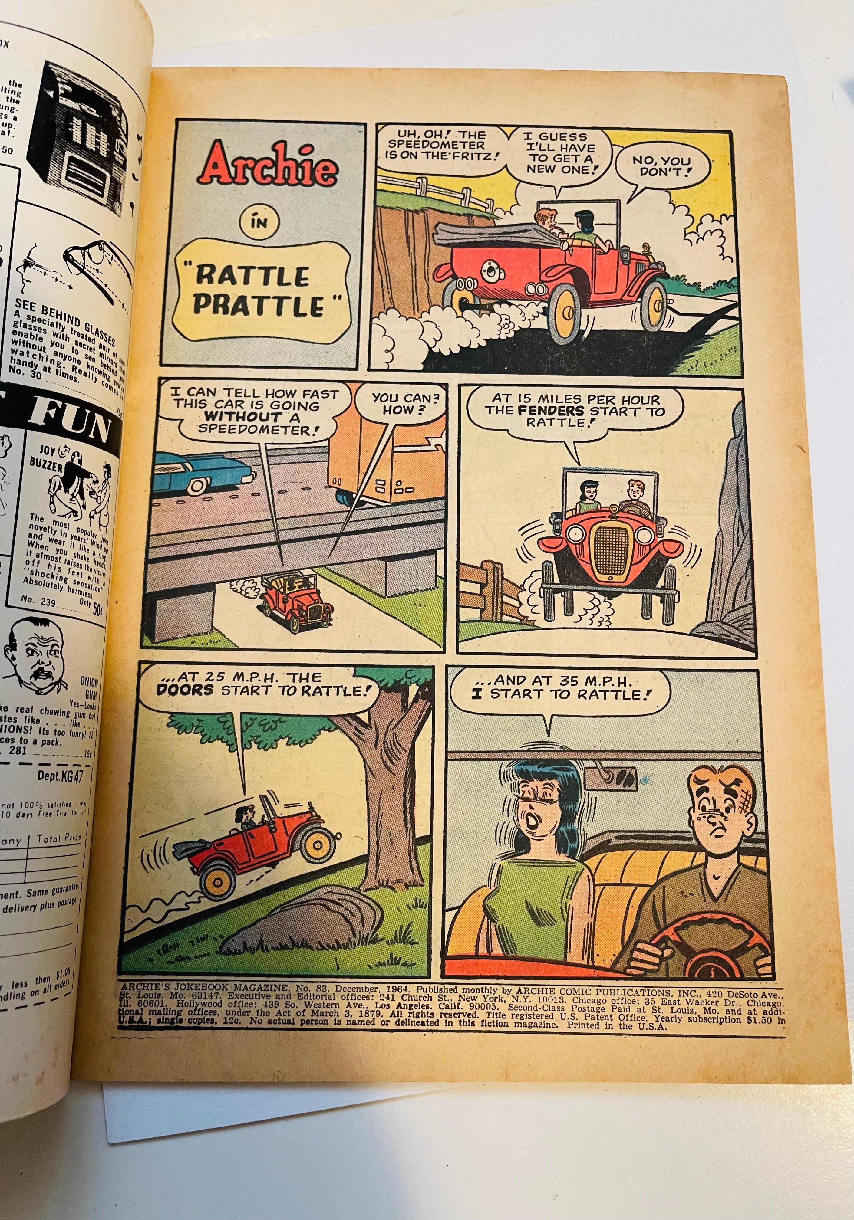 Archie Joke Book comic 1964