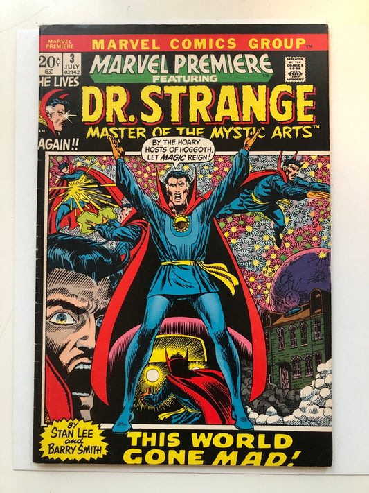 Marvel Premiere Dr. Strange #3 comic 1972