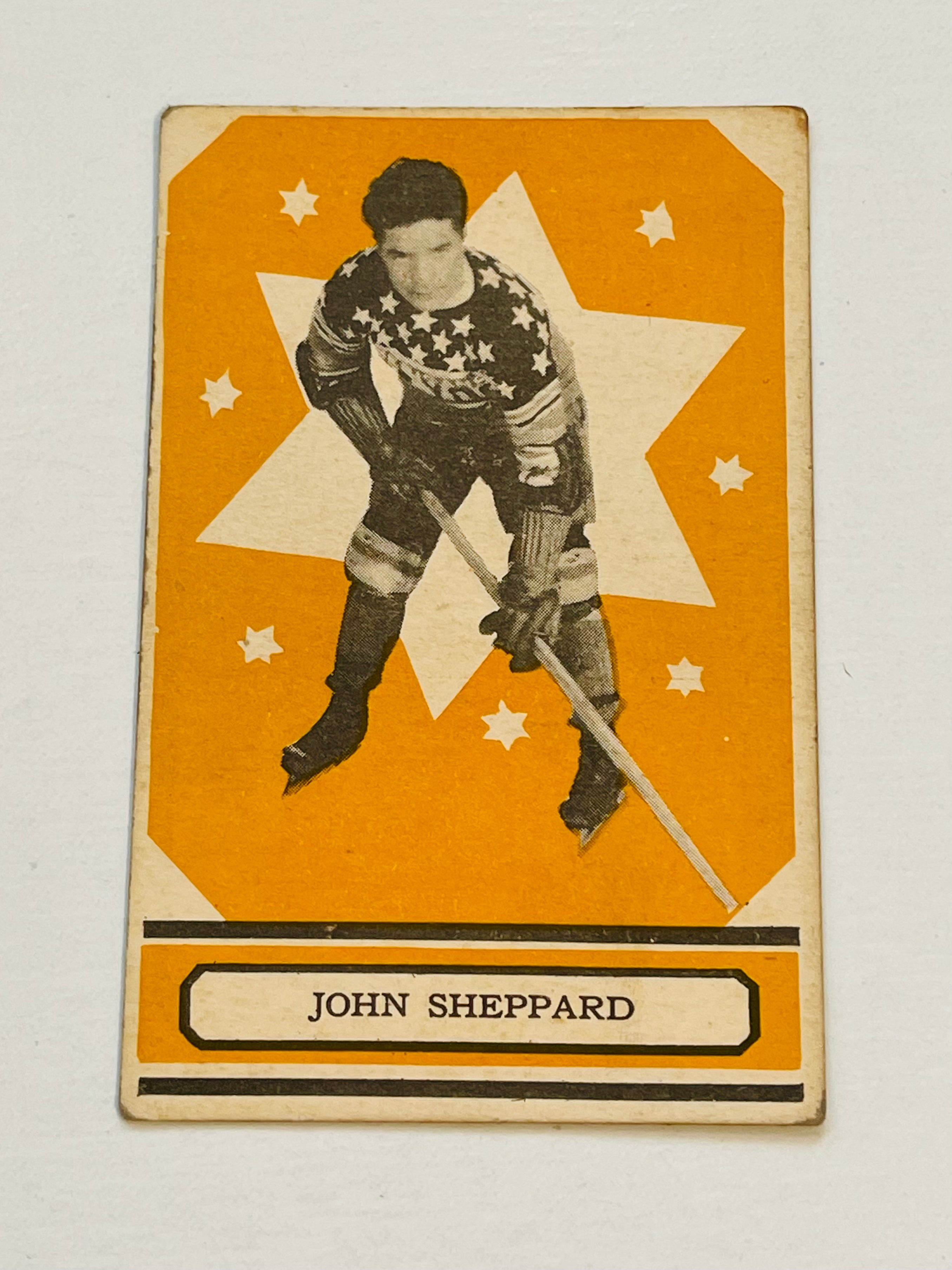 1933-34 O-pee-Chee John Sheppard rookie hockey card