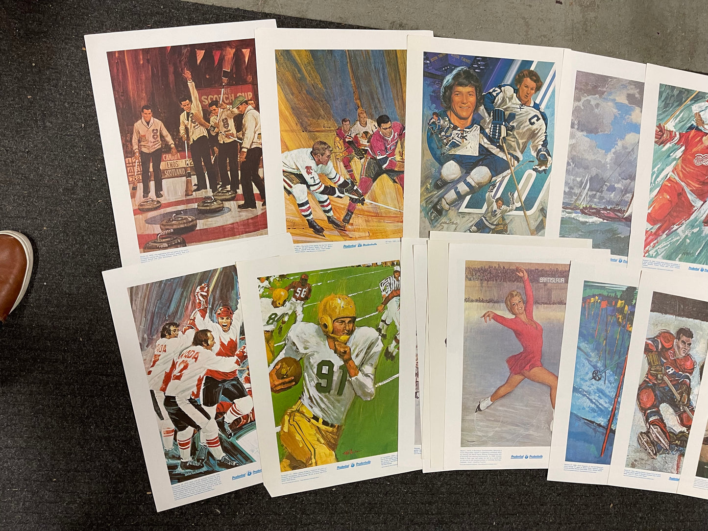 Prudential Insurance Sports Legends rare find 23 lithographs set