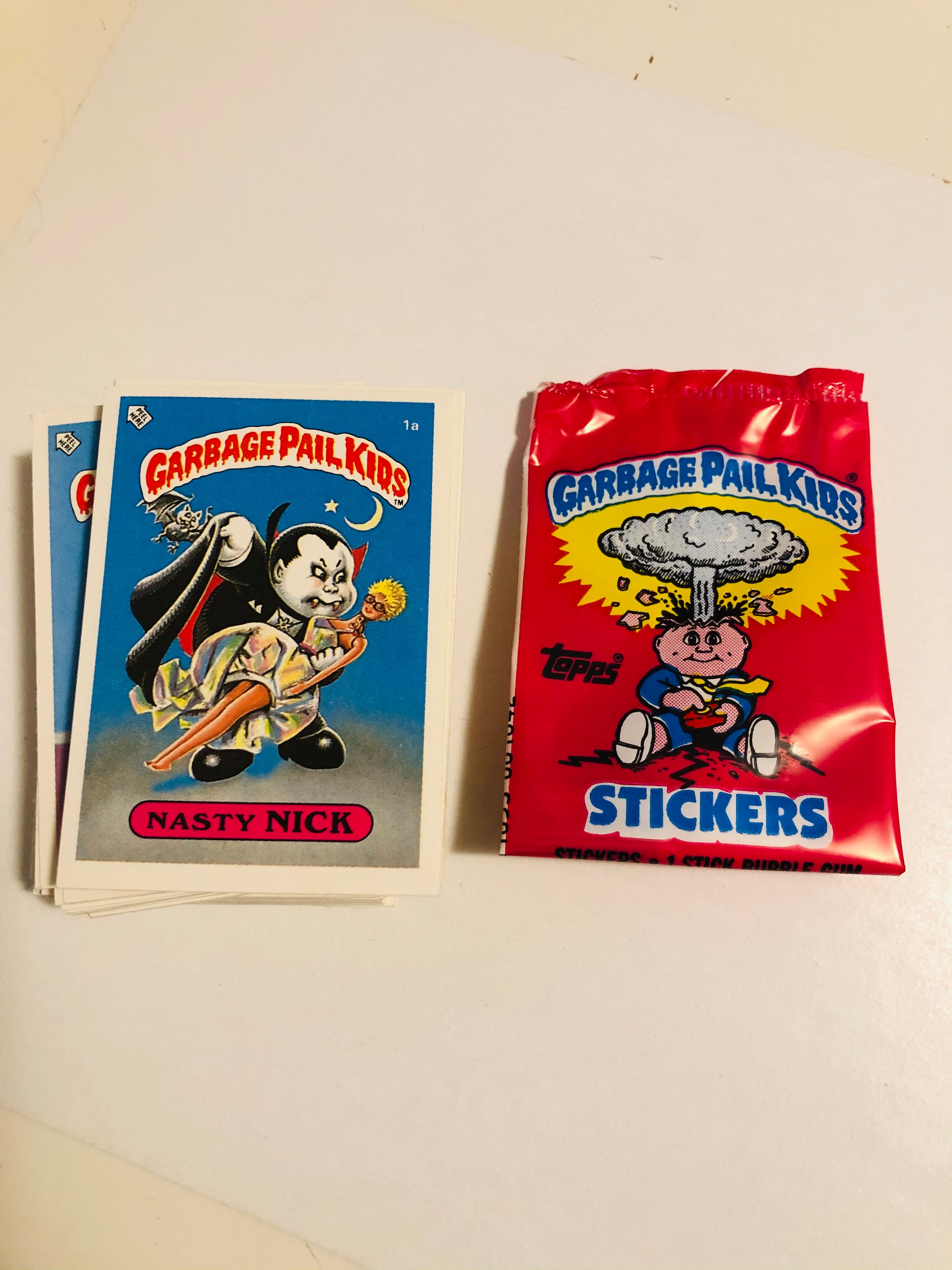 1985 Topps Garbage Pail Kids series 1 rare UK version A and B series set