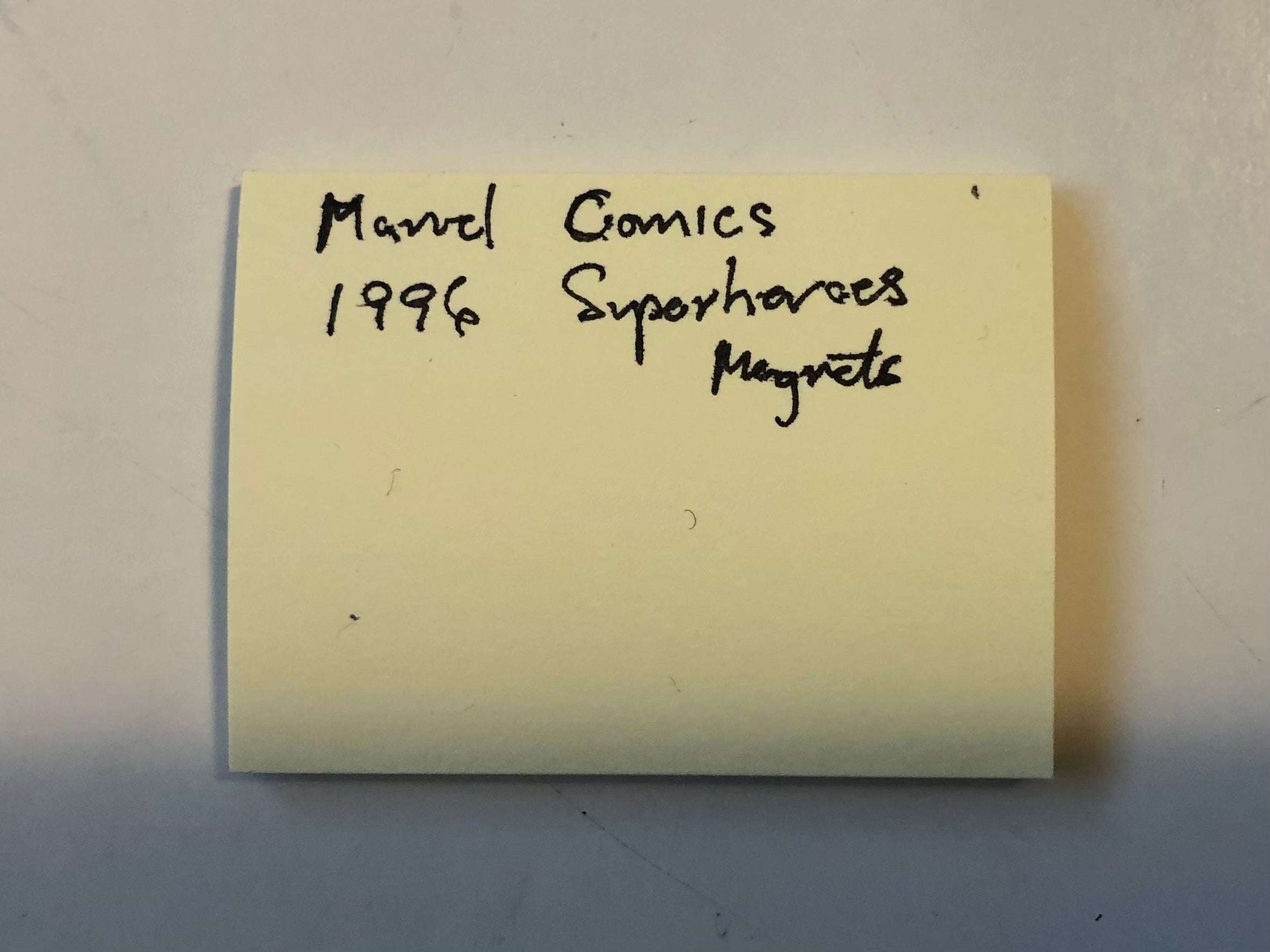 Marvel superheroes magnet 9 cards lot deal 1996